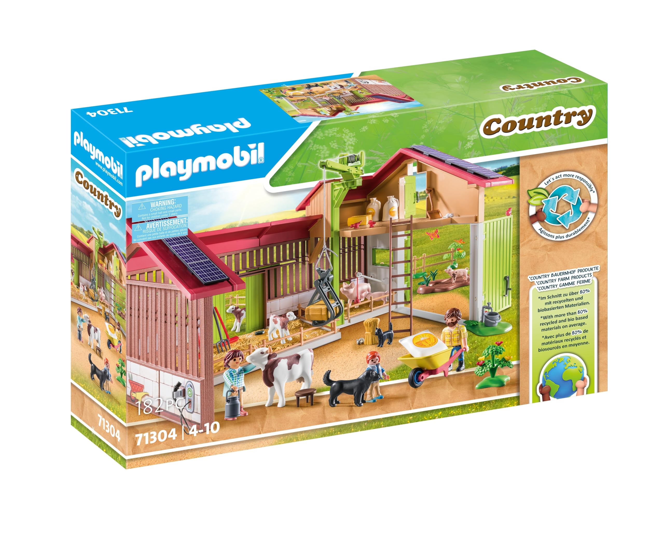 🚜🐄🌾 PLAYMOBIL Country 71304 Großer Bauernhof für Kinder ab 4 Jahren 🌾🐄🚜 Angebot bei HelloDeals