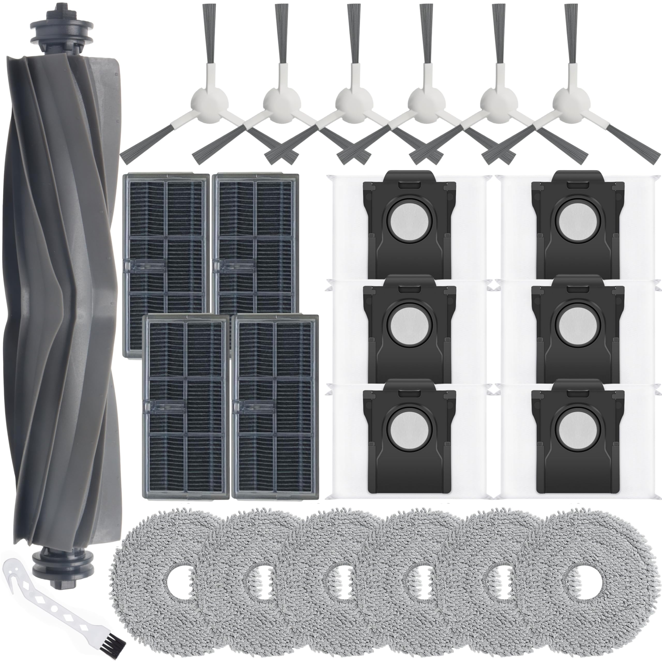 🤖🧹 Bluearks 24 Stück Zubehör für Dreame L10s Ultra Gen 2/L10s Pro Ultra Heat/X30 Ultra/Mova E30 Ultra Saugroboter Angebot bei HelloDeals