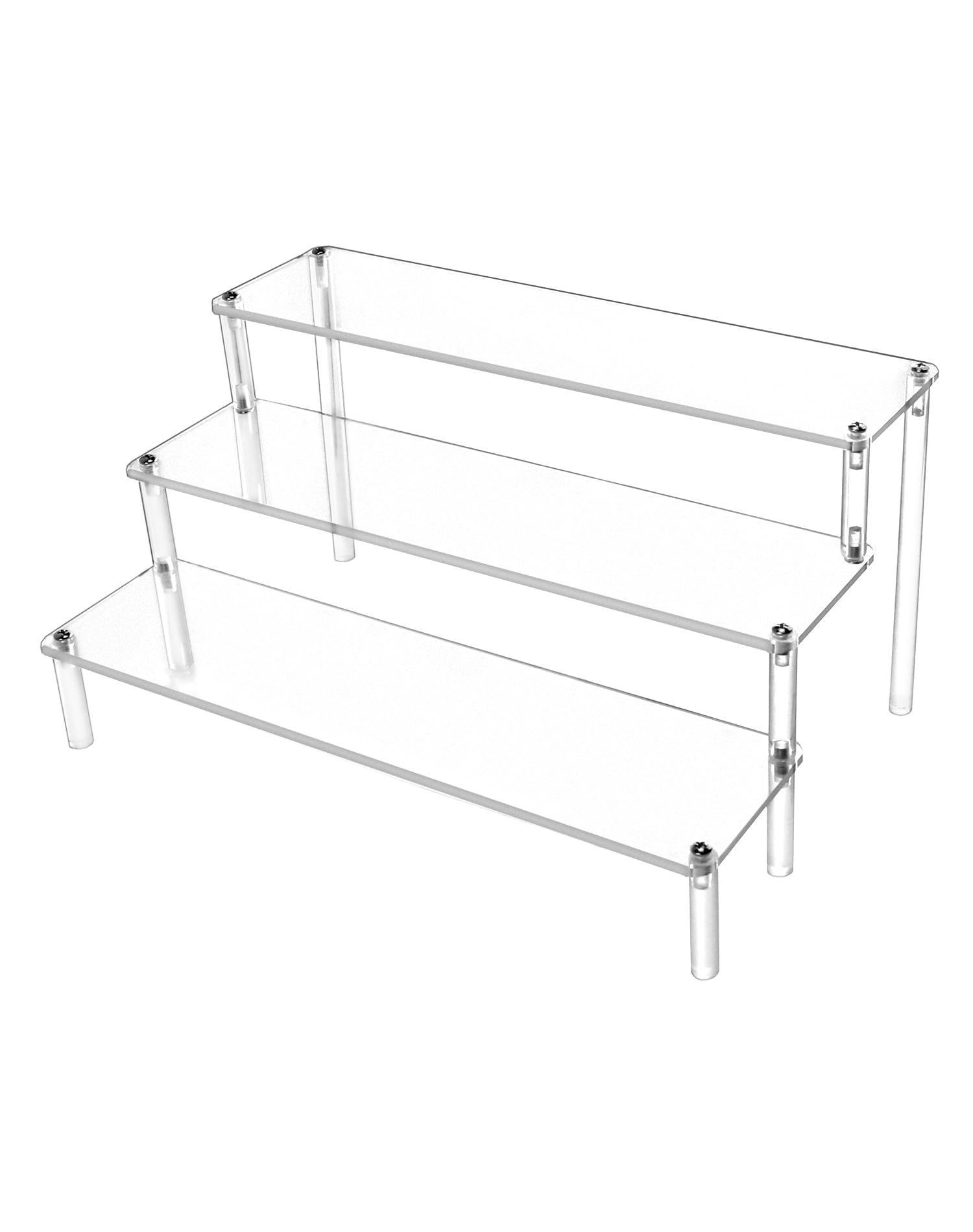 🌟 Mega Angebot! QWORK® 3-Stufig Acryl Display Ständer 🌈 Angebot bei HelloDeals