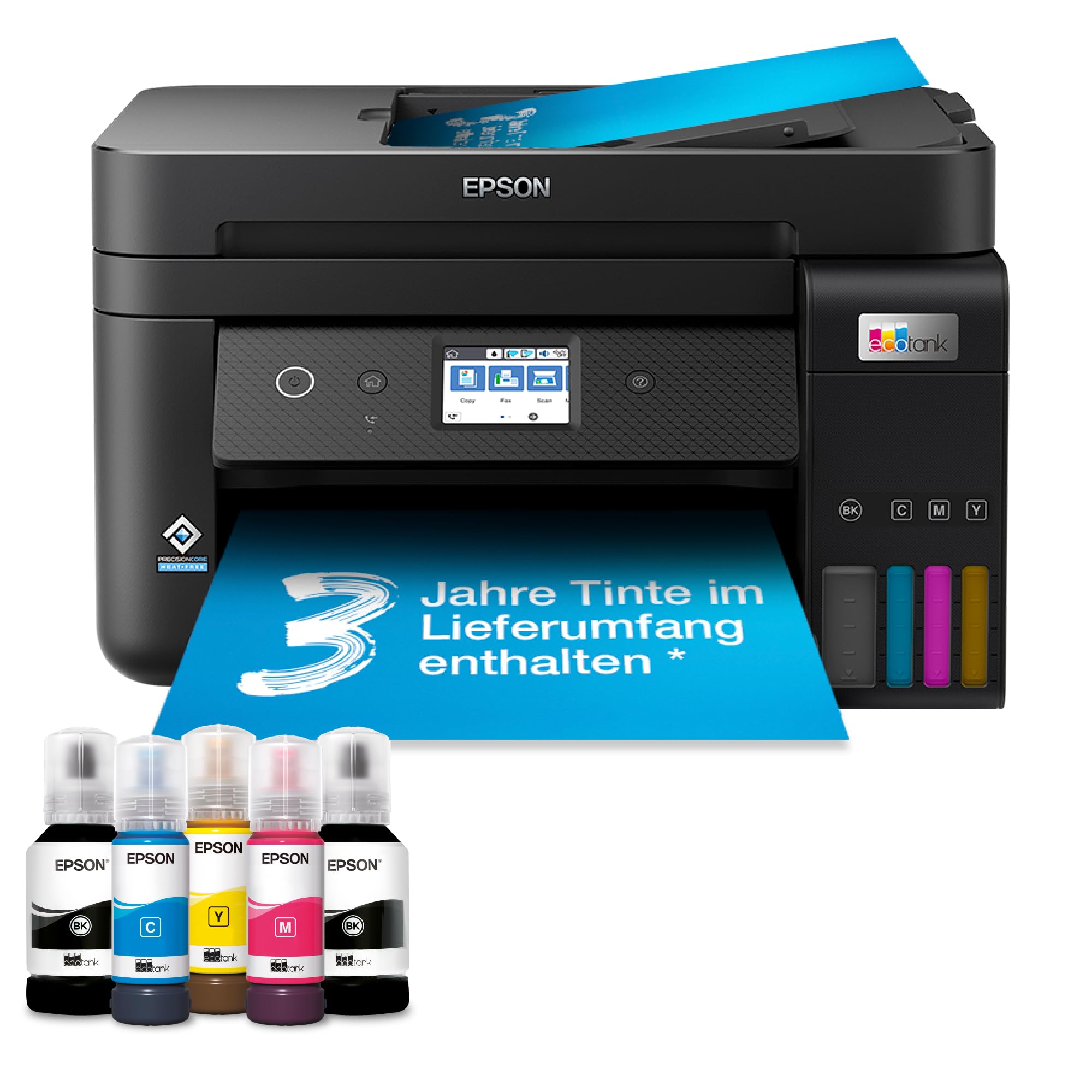 🖨️ Epson EcoTank ET-4850 A4-Multifunktions-Wi-Fi-Tintentankdrucker 🌈📱 Angebot bei HelloDeals