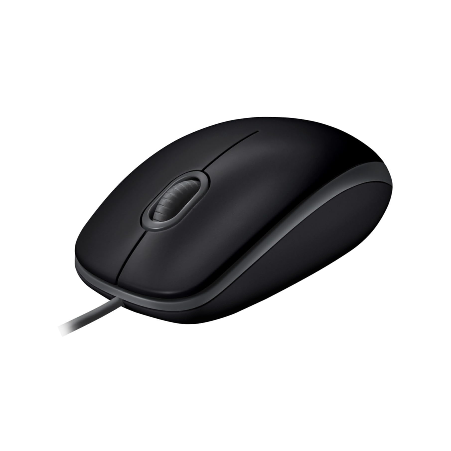 🖱️ Logitech B110 Kabelgebundene USB-Maus - Grau Schwarz Einzelpack Angebot bei HelloDeals