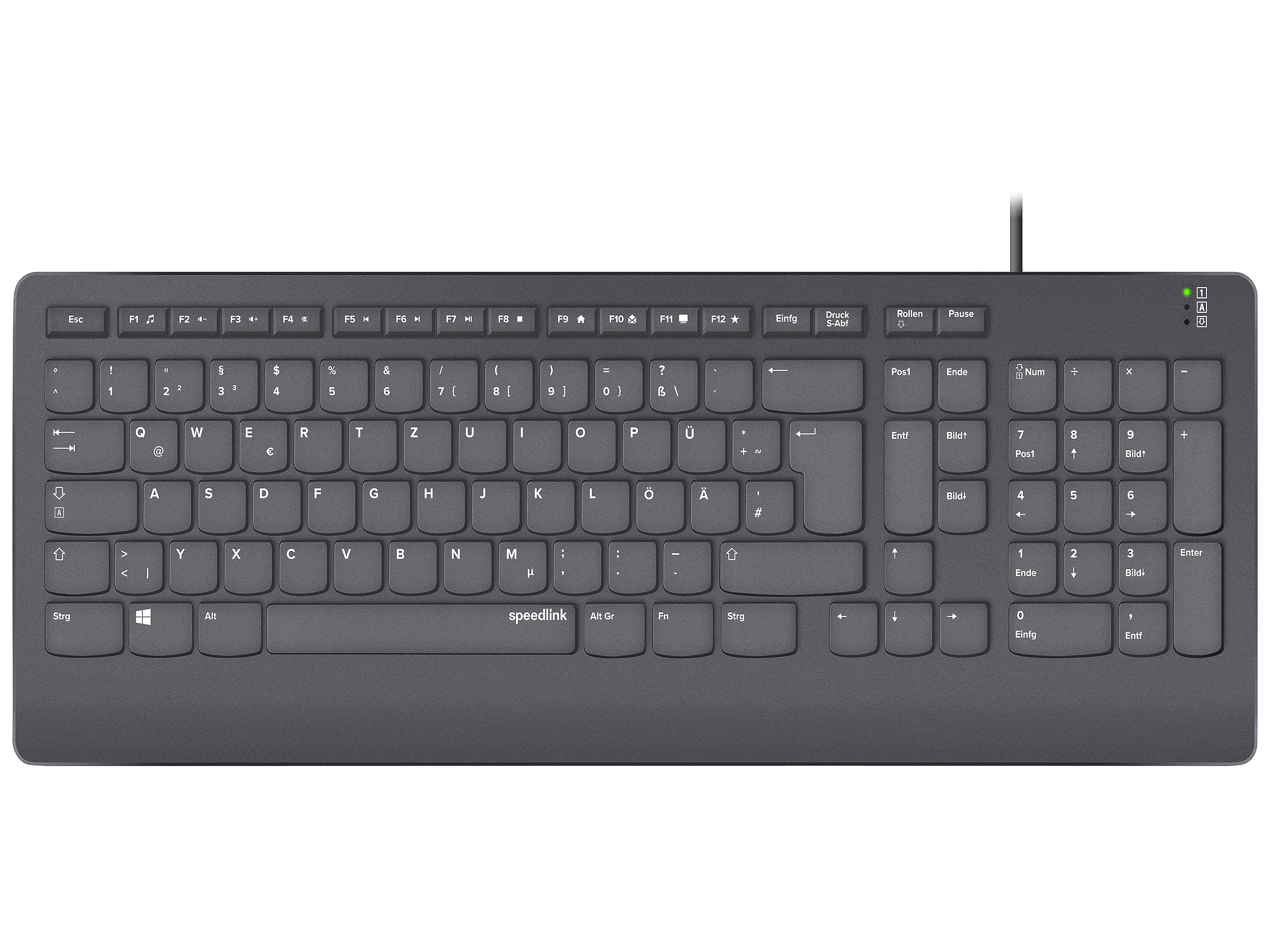 SPEEDLINK HI-GENIC Antibakterielle Tastatur 🚀 - Kabelgebunden, leise, flache Tasten Angebot bei HelloDeals