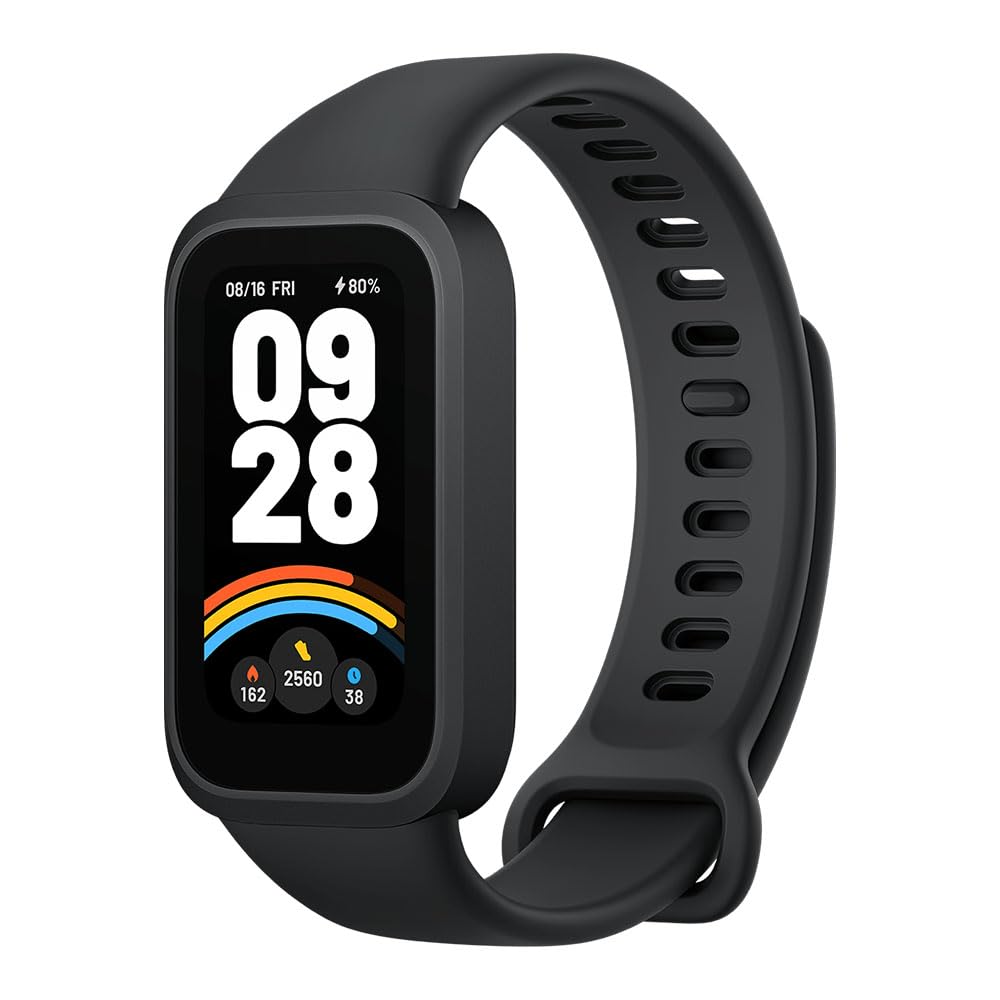 Xiaomi Smart Band 9 Active Schwarz 🌟 1.47" TFT, 450 Nits, 18 Tage Akku 🏃‍♂️🏊‍♀️ Angebot bei HelloDeals