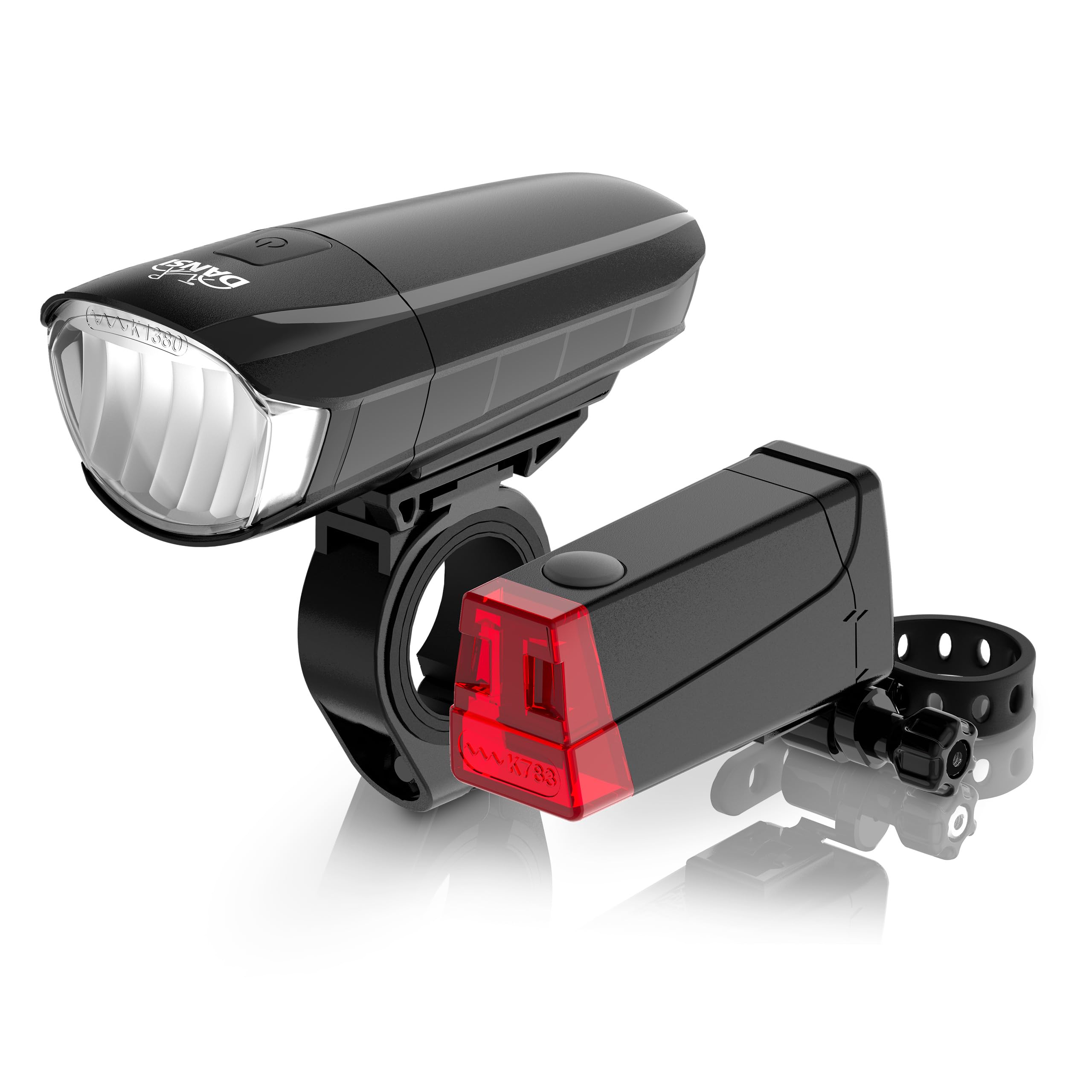 DANSI Fahrradleuchten-Set StVZO I LED-Fahrradlicht I Rad-Licht 🚲💡 Angebot bei HelloDeals
