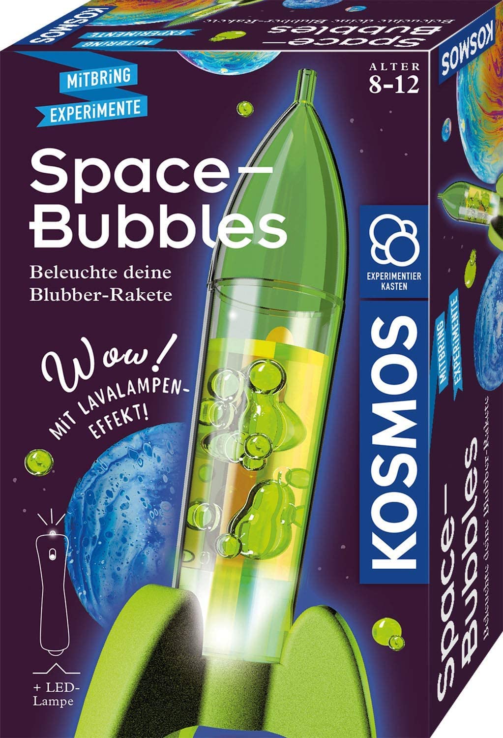 KOSMOS 657789 Space Bubbles - Mini Raketen-Lavalampe Experimentierset für Kinder 👨‍🚀🌌 Angebot bei HelloDeals