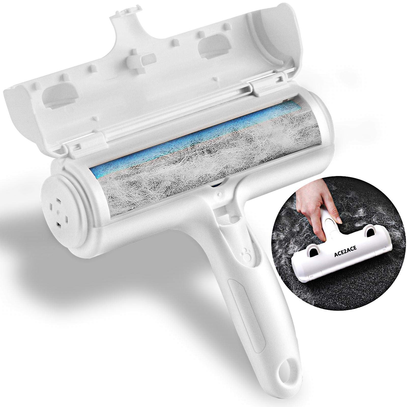 🐶🐱 ACE2ACE Tierhaarentferner Fusselrolle | Entfernt Haustierhaare spielend leicht! 🐾 Angebot bei HelloDeals