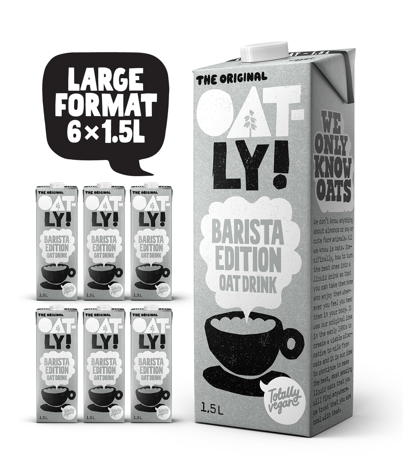 🌾 Oatly Haferdrink Barista Edition 1.5l (6er-Pack) Angebot! 🌟 Angebot bei HelloDeals