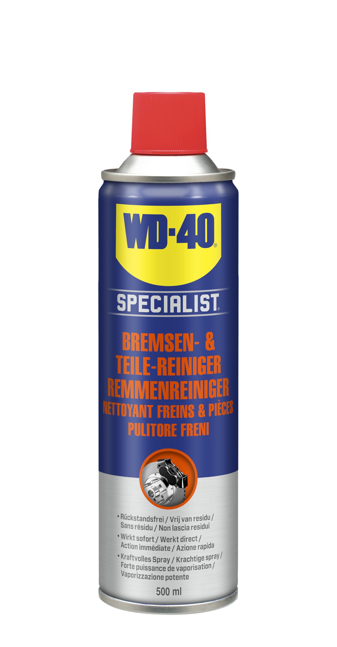 🚗🔧 WD-40 Specialist Bremsen- und Teilereiniger 500 ml – Fettlöser für Bremsen, Kupplungen und Motorenteile Angebot bei HelloDeals