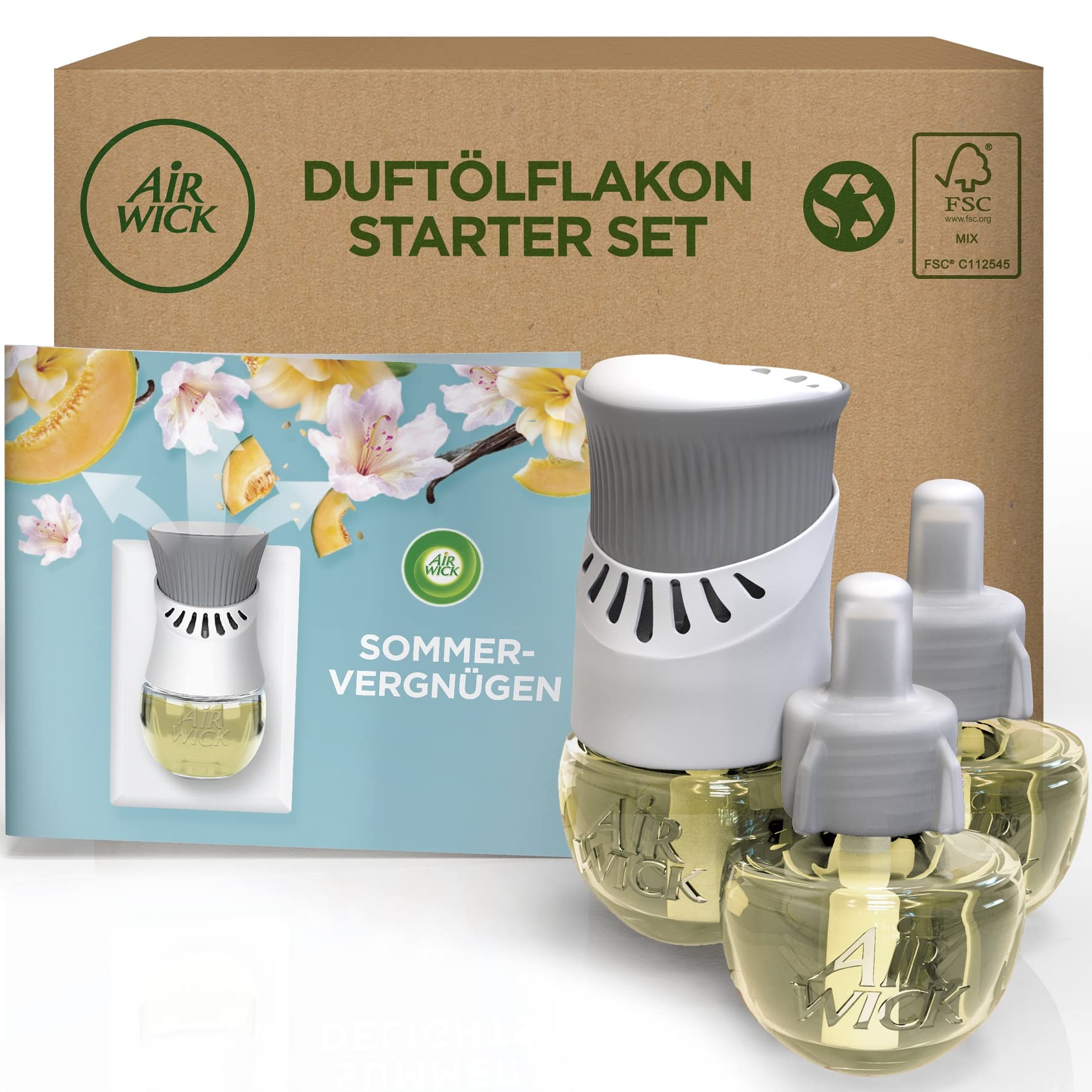Sonderangebot: Air Wick Aroma-Öl Vorteilspack - Sommervergnügen 🌸🍈🍦 Angebot bei HelloDeals