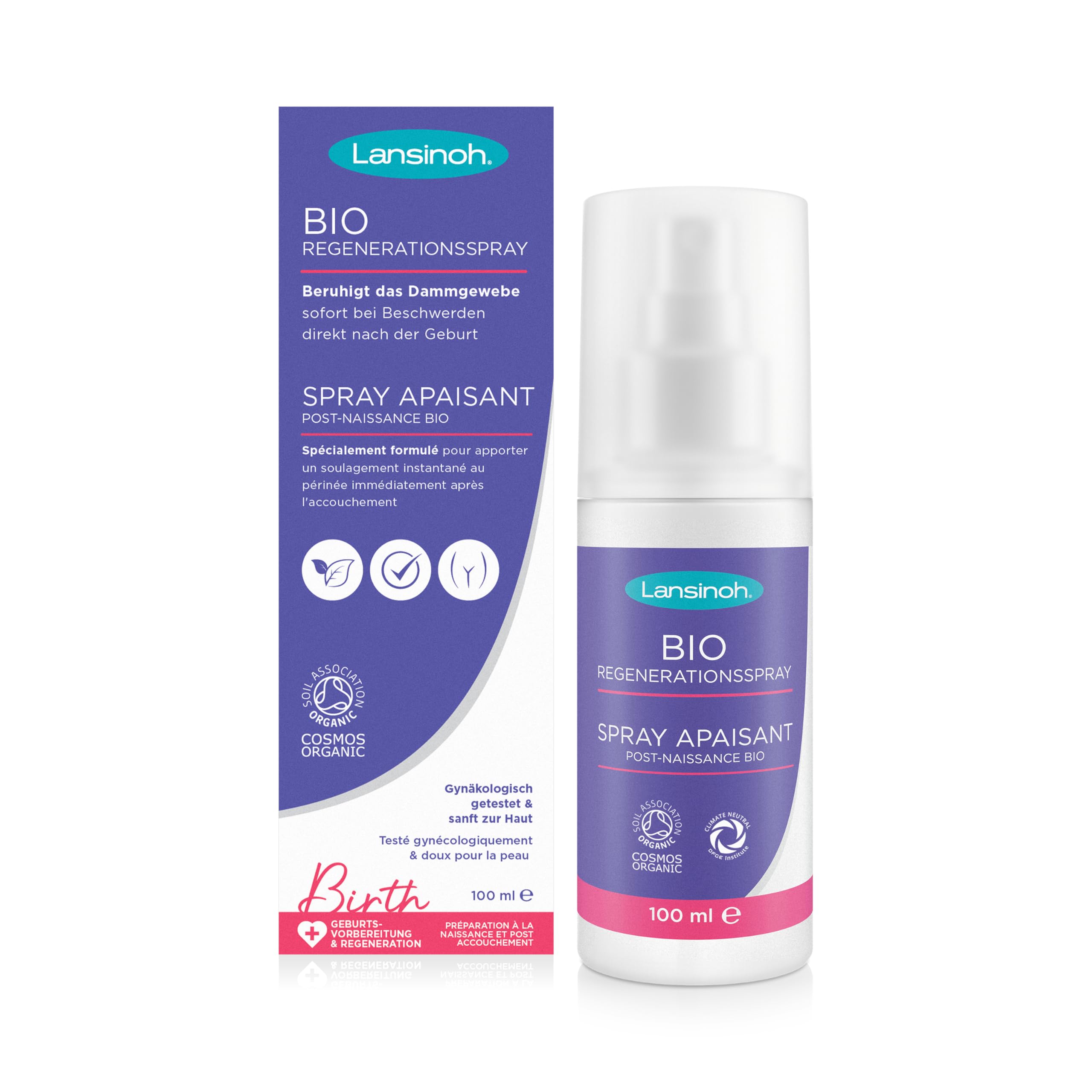 🌿🌺 Lansinoh BIO Regenerationsspray für den Dammbereich im Wochenbett 🌺🌿 Angebot bei HelloDeals