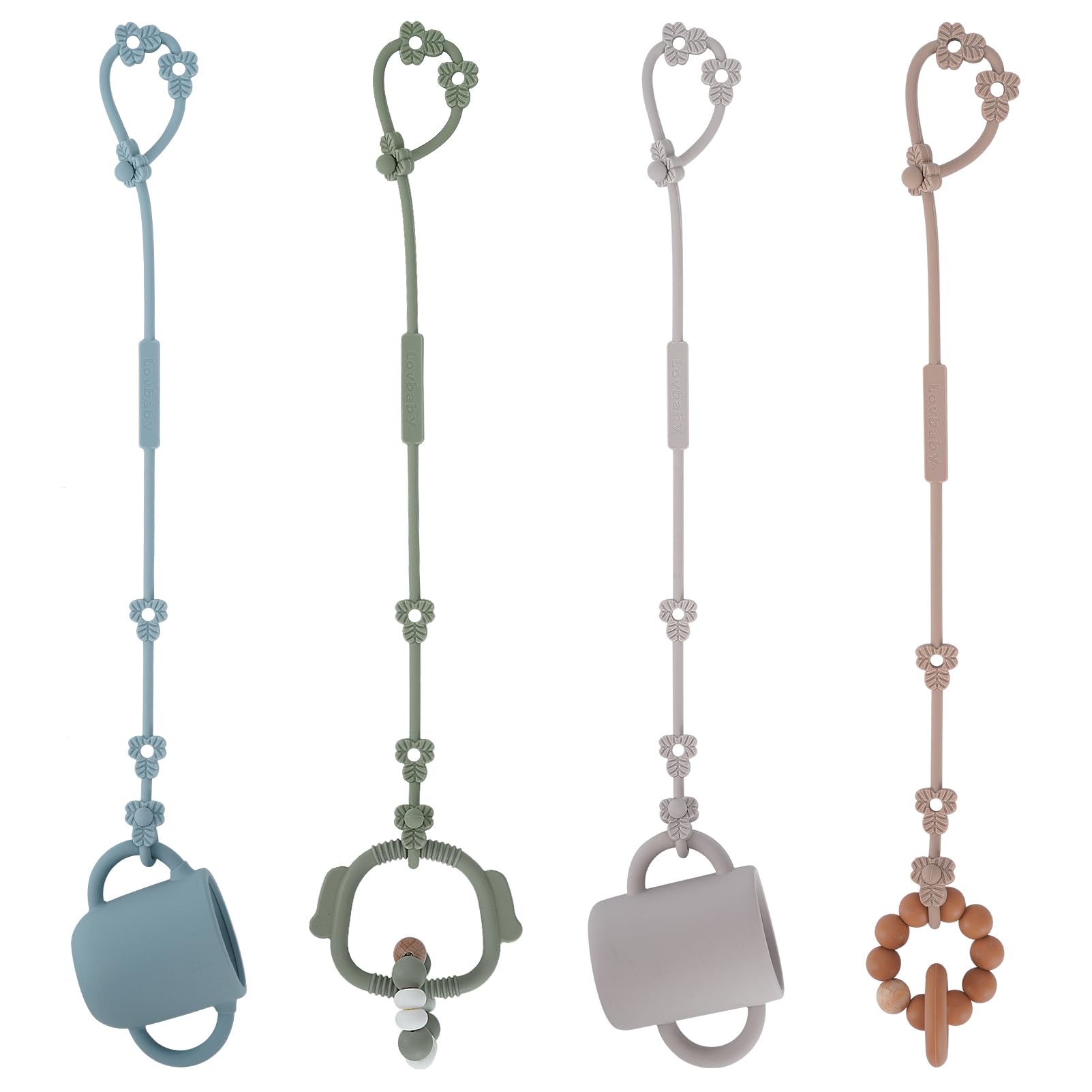 🌟 REOEWE Cup Catcher - Sicherheitsgurte Für Spielzeug 4er-Pack Angebot bei HelloDeals