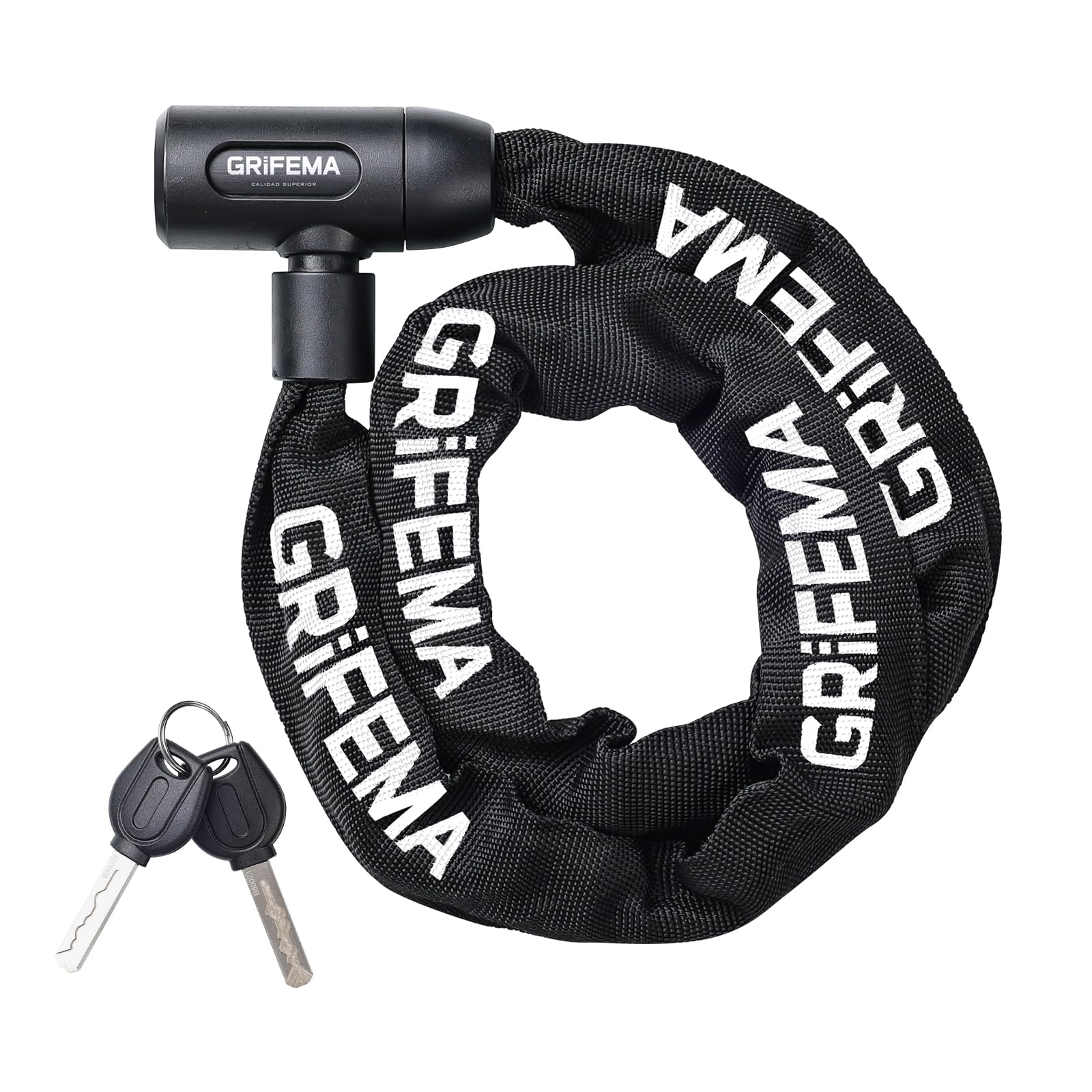 🚲 GRIFEMA Fahrradschloss | Hohe Sicherheit | Anti-Diebstahl Kettenschloss | Schwarz 🔒 Angebot bei HelloDeals