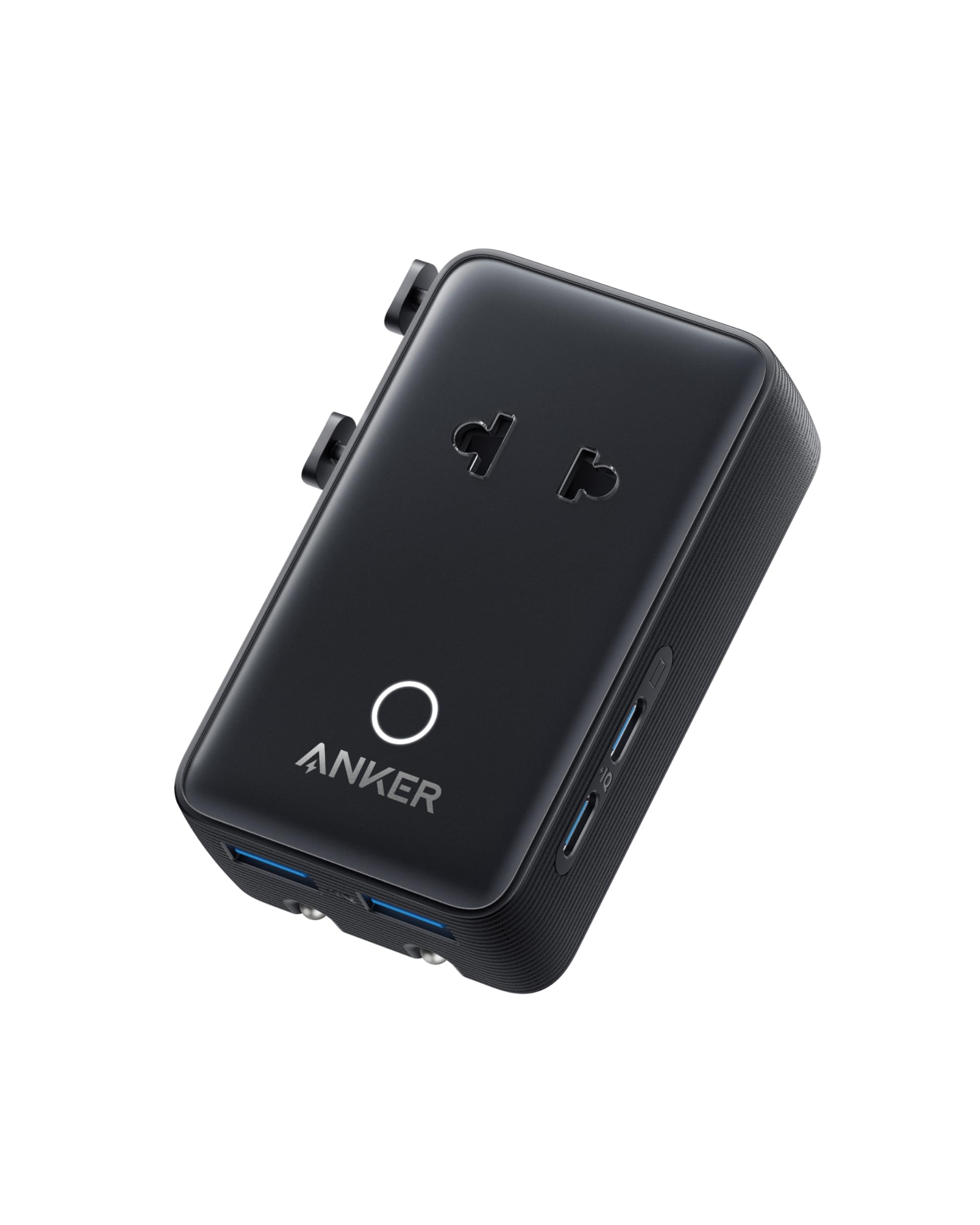 🔌🌍 Anker Nano Reiseadapter Weltweit - Ideal für Reisen Schwarz Angebot bei HelloDeals
