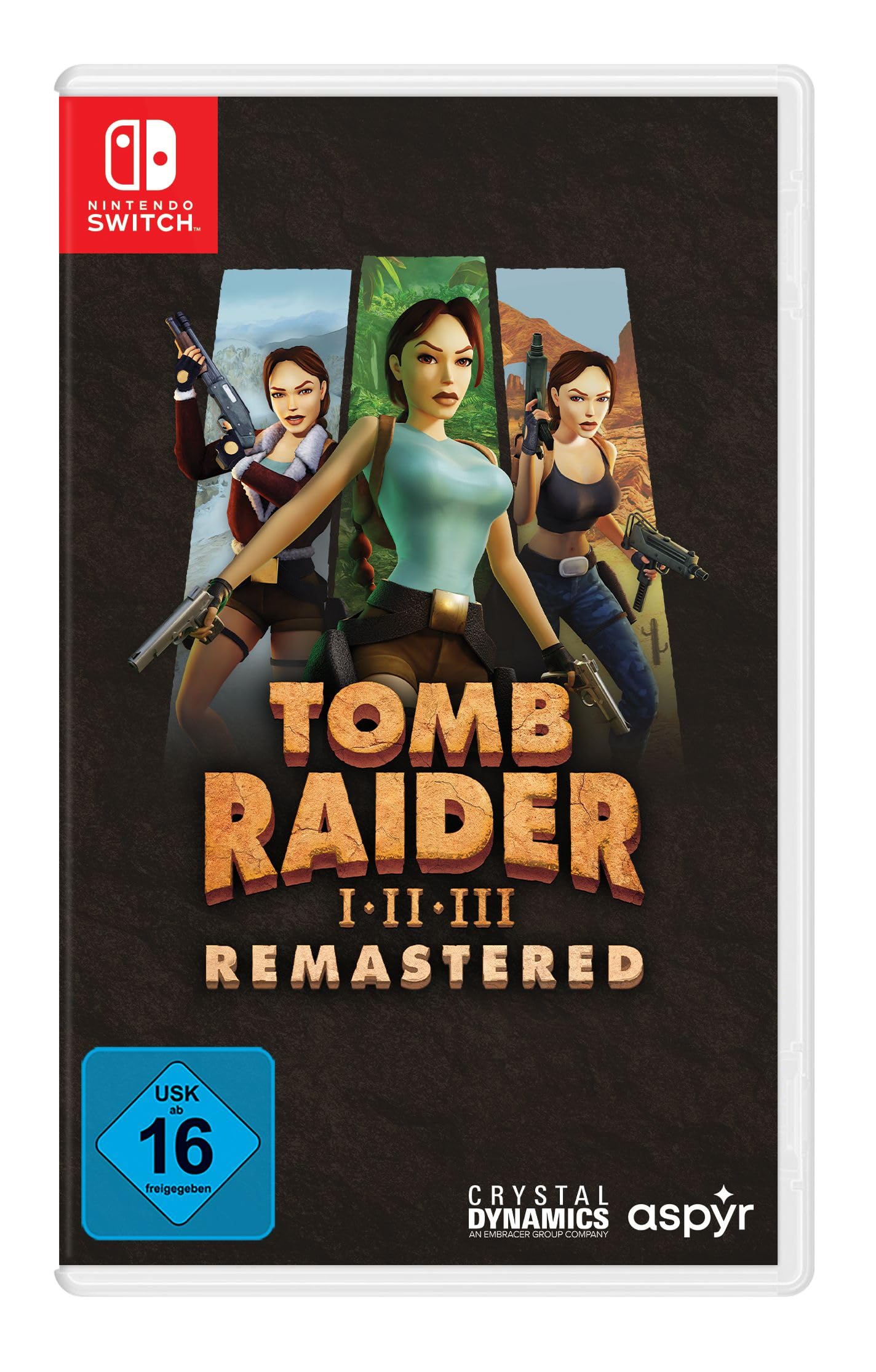 🎮 Tomb Raider 1-3 Remastered mit Lara Croft - Nintendo Switch Standard Edition Angebot bei HelloDeals