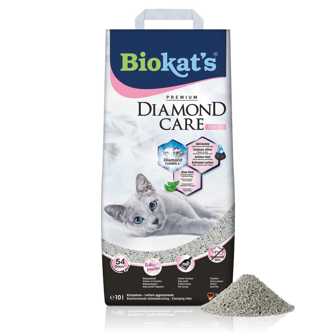 Angebot: Biokat's Diamond Care Fresh Katzenstreu mit Babypuder-Duft 🐱🌿 Angebot bei HelloDeals
