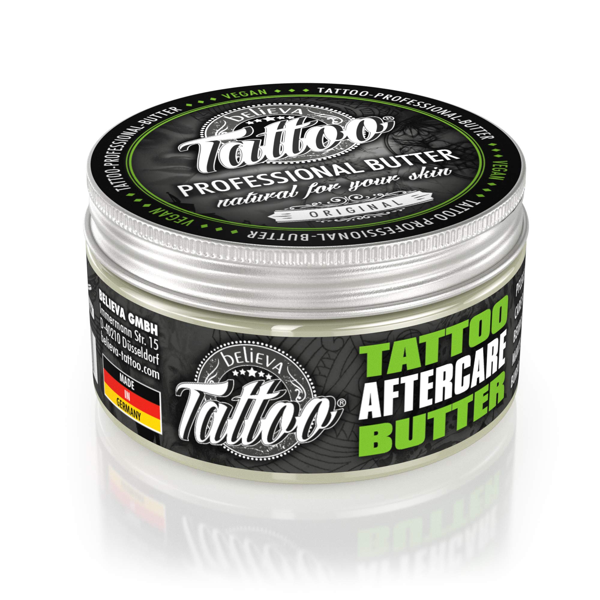 Believa Tattoo Butter - Premium Tattoopflege mit veganer Formel und natürlichen Inhaltsstoffen Angebot bei HelloDeals
