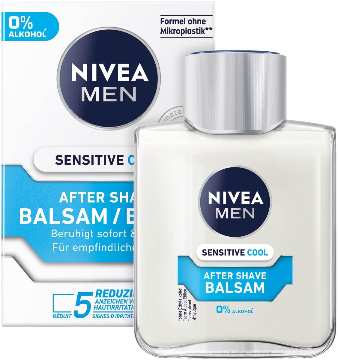 NIVEA MEN Sensitive Cool After Shave Balsam (100 ml) 🧴🌿 Angebot bei HelloDeals