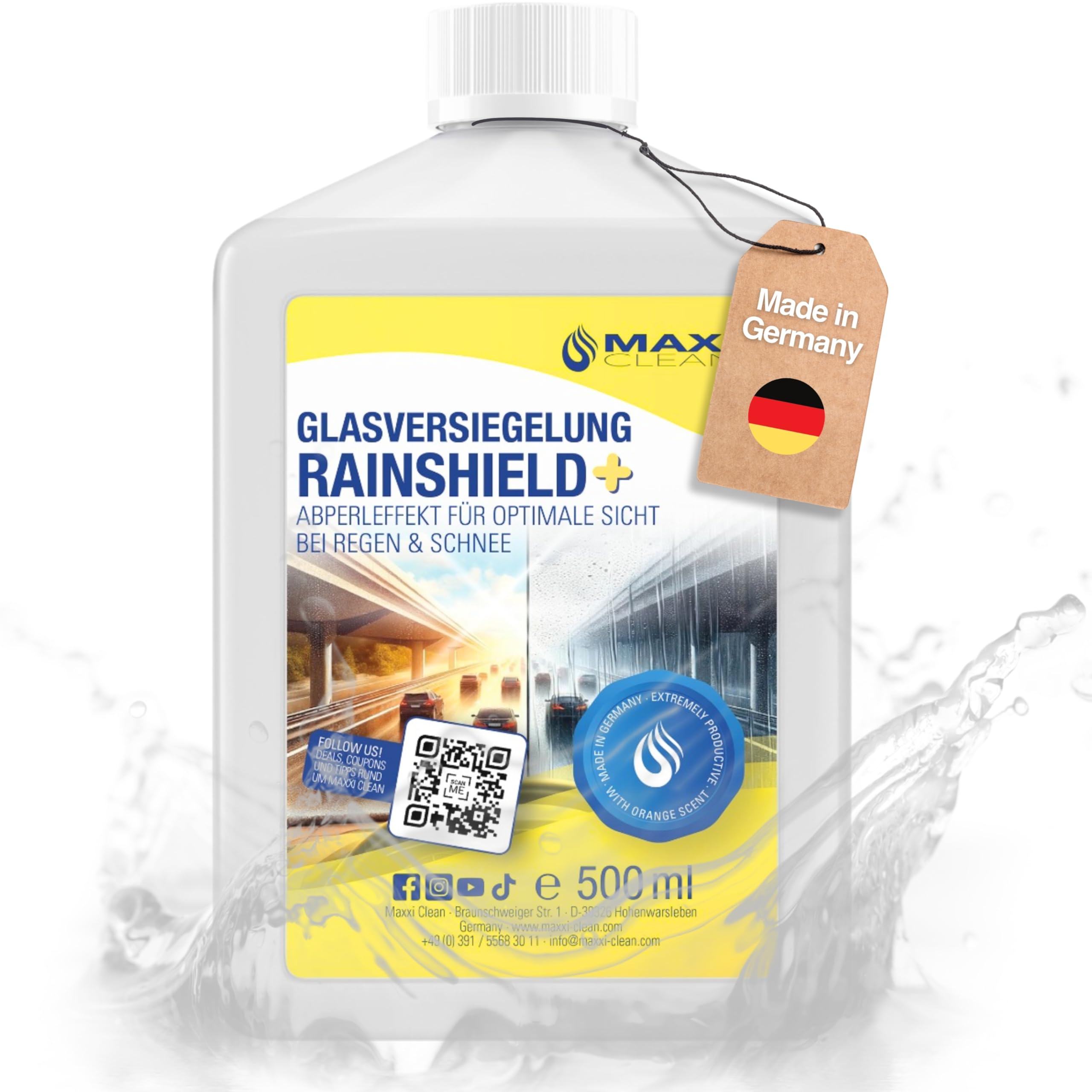 Maxxi Clean 500 ml Scheibenversiegelung [Rain Shield +] Angebot Angebot bei HelloDeals