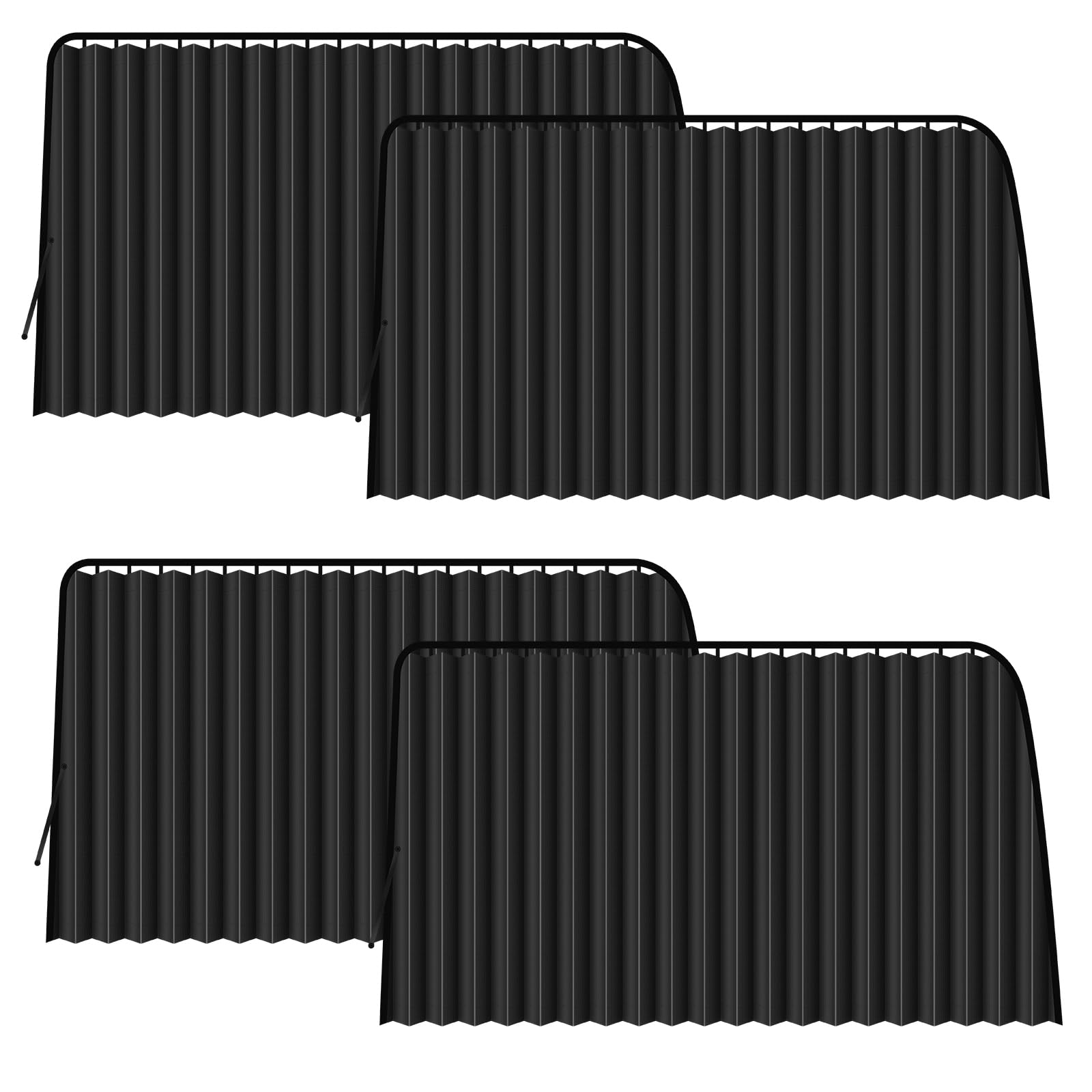 🌞🚗 XCBYT Sonnenschutz Auto Magnetisch 4 Stück | Auto Fenster Seitenscheibe Angebot bei HelloDeals