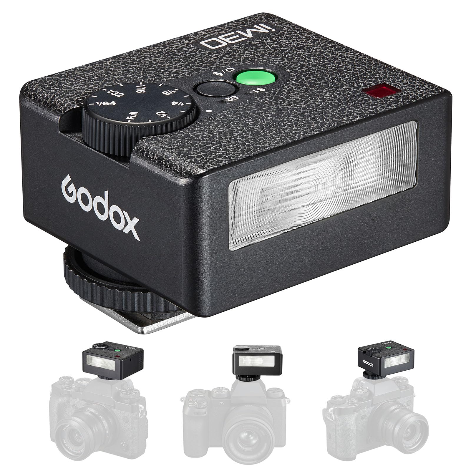 Angebot: Godox iM30 Mini Kamera Blitz,GN15 mit 7-Stufen Flash Power,CCT 6500K±200K Angebot bei HelloDeals