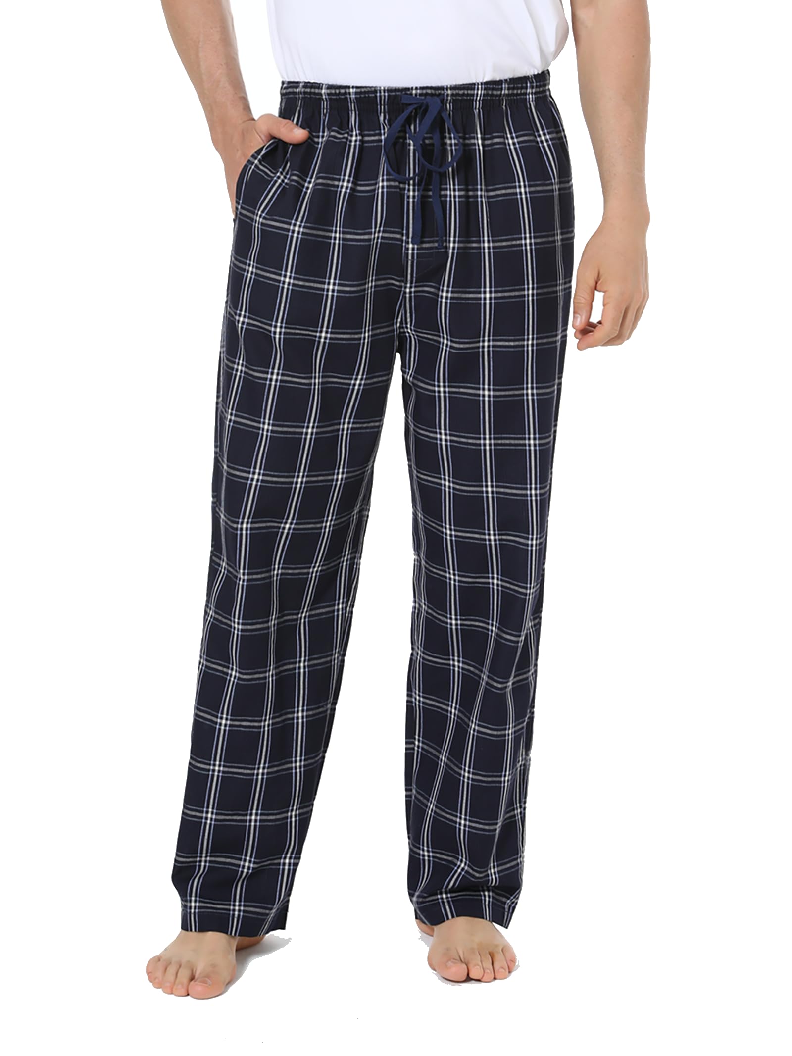 Jveyvth Herren 100% Baumwolle Pyjamahose 🌙👖 Angebot bei HelloDeals