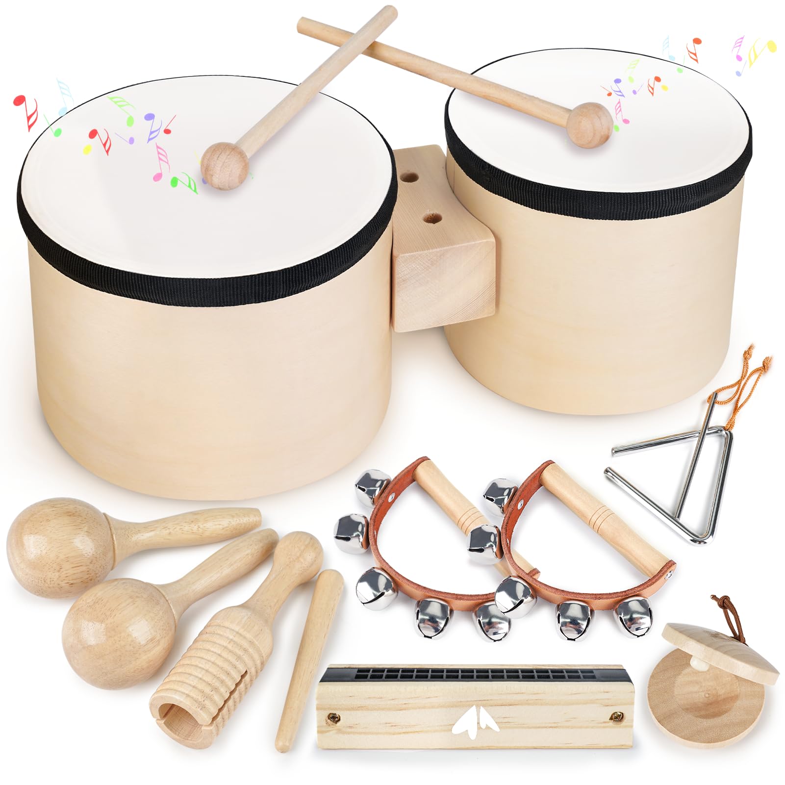 🥁🎶 Musikinstrumente Set für Kinder ab 3 Jahren 🎵🥁 Angebot bei HelloDeals