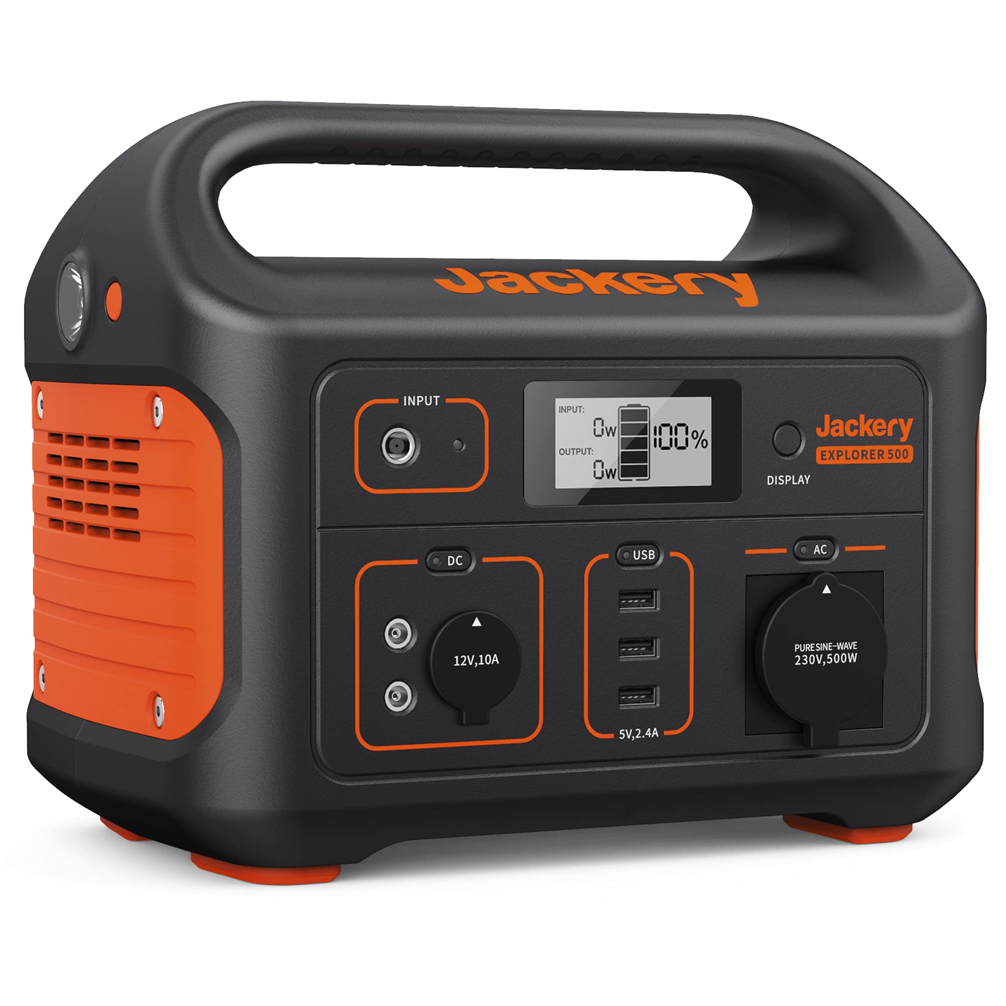 🔋🌟 Jackery Explorer 500 - Tragbare Powerstation mit 230V/500W Steckdose Angebot bei HelloDeals