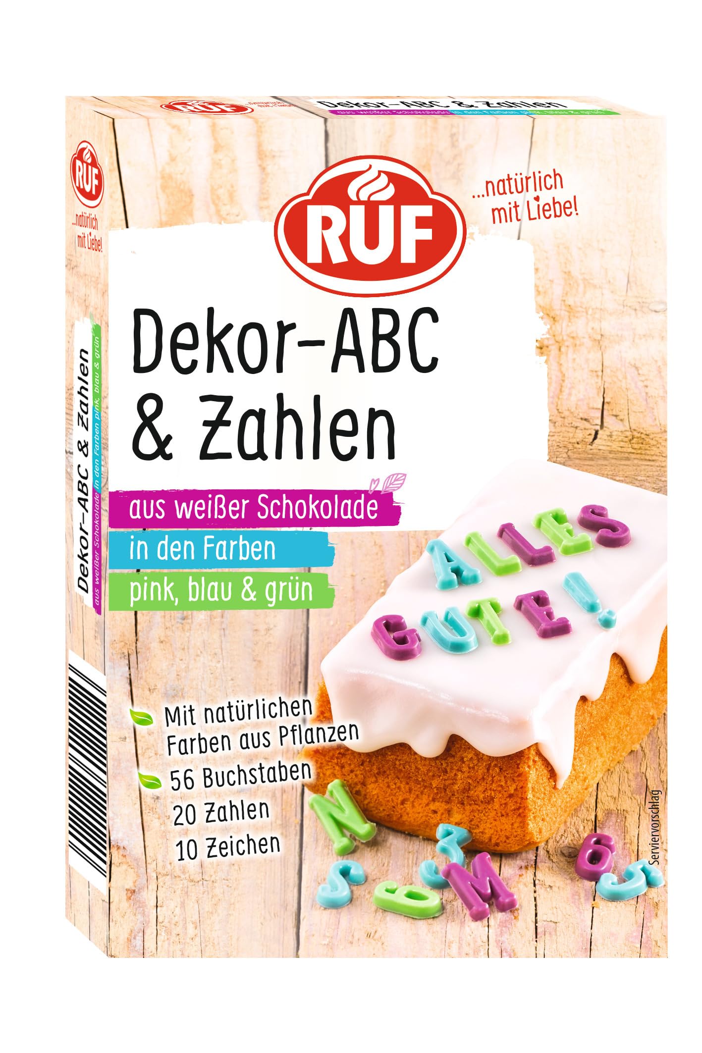 RUF Dekor ABC-Buchstaben und Zahlen 🌈🍰🍫 Angebot bei HelloDeals