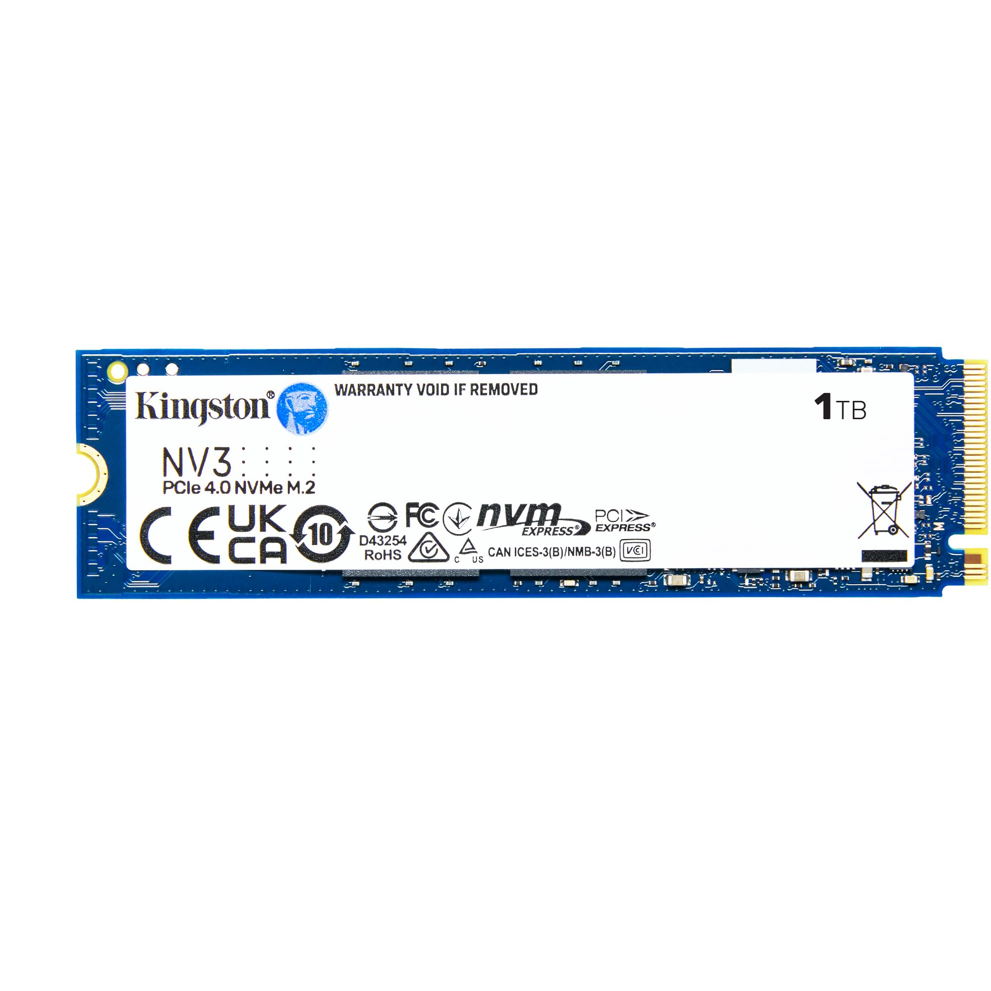 Kingston NV3 NVMe PCIe 4.0 Interne SSD 1TB M.2 2280-SNV3S/1000G - Top Angebot! 🔥 Angebot bei HelloDeals
