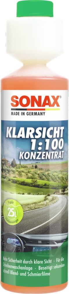 🚗 SONAX KlarSicht 1:100 Konzentrat (250 ml) 🌟 Sommerbetrieb Reinigungszusatz Angebot bei HelloDeals
