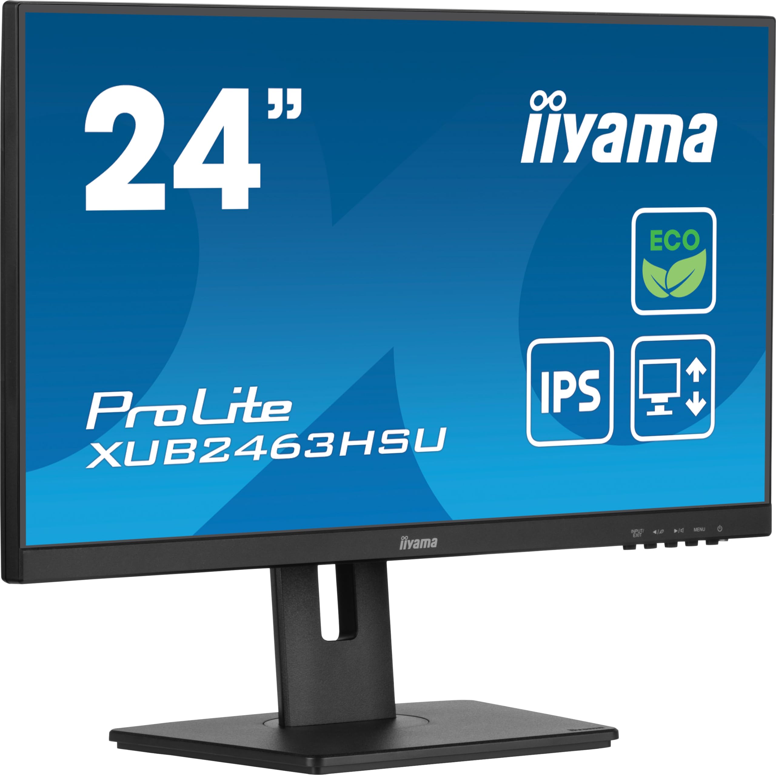 iiyama Prolite XUB2463HSU-B1 60,5cm 23,8" IPS LED-Monitor Full-HD 100Hz 😎🖥️ Angebot bei HelloDeals