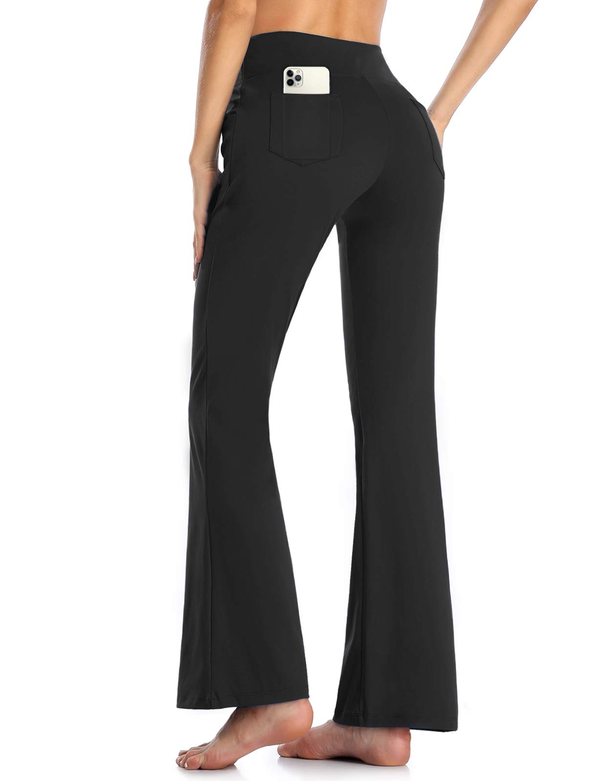 MOVE BEYOND Butterweiche Damen Bootcut Yogahose und 3/4-Hosen 🌟 Angebot bei HelloDeals