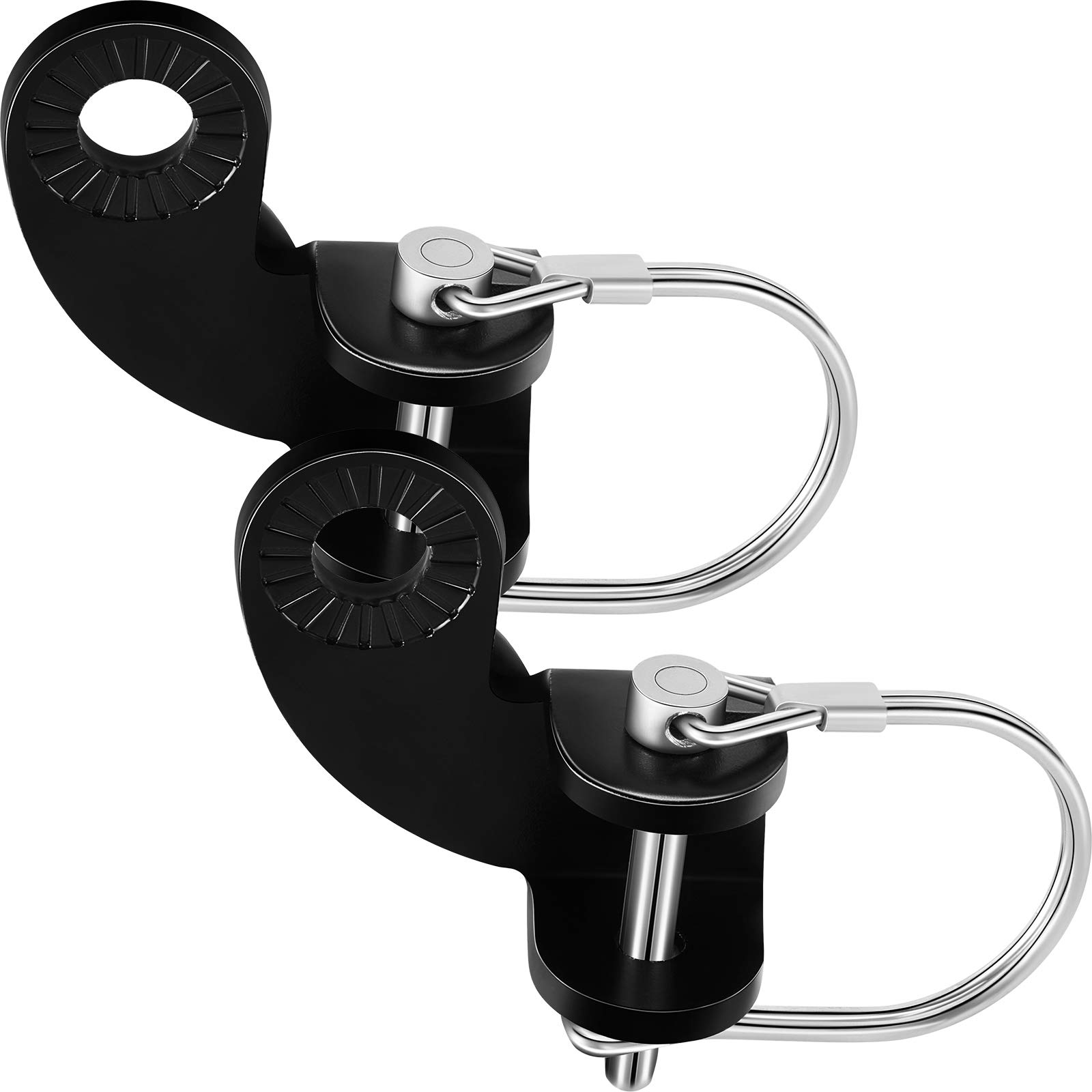 🚴♂️ 2-Pack: Abgewinkelte Burley Fahrrad-Anhänger Kupplung Adapter, 12,2 mm, kompatibel mit Original Burley Anhängern Angebot bei HelloDeals