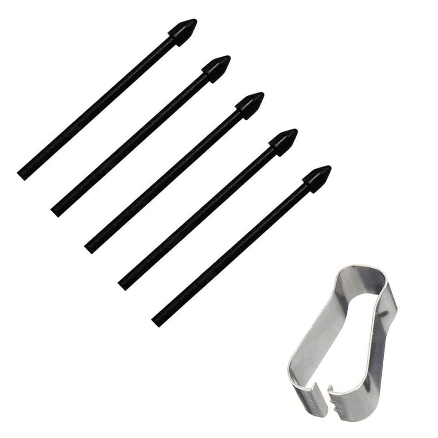 🖊️🔧 DaiUni S-Pen Ersatzspitzen für Samsung Galaxy Tab - 5 pcs (Schwarz) Angebot bei HelloDeals