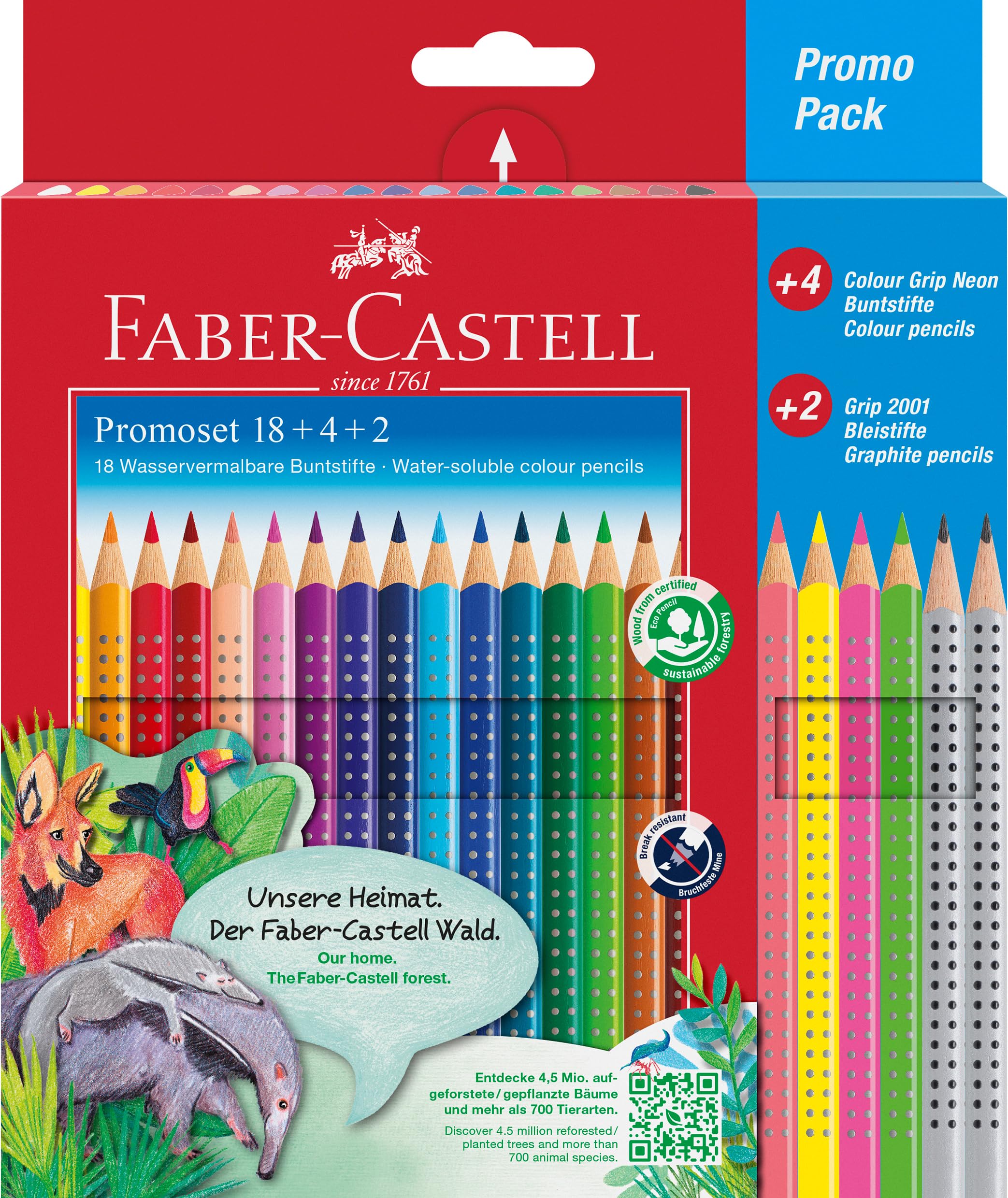 🌈 Faber-Castell Buntstifte Set für Kinder und Erwachsene 24-teilig 🖍️ Angebot bei HelloDeals