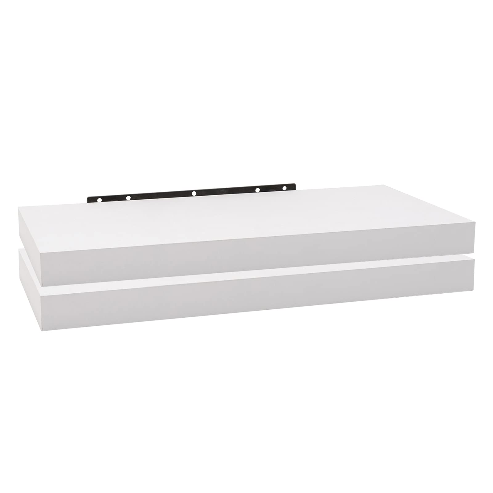📚🌿 WOLTU 2X Wandregal Wandboard Bücherregal Regale für Deko Wandablagen aus MDF Holz, 2er Set Hängeregal Weiss 🌿📚 Angebot bei HelloDeals