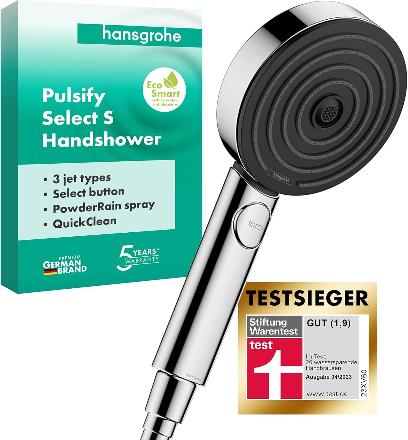 Hansgrohe Pulsify Select S- Wassersparender Duschkopf 🚿 Angebot bei HelloDeals