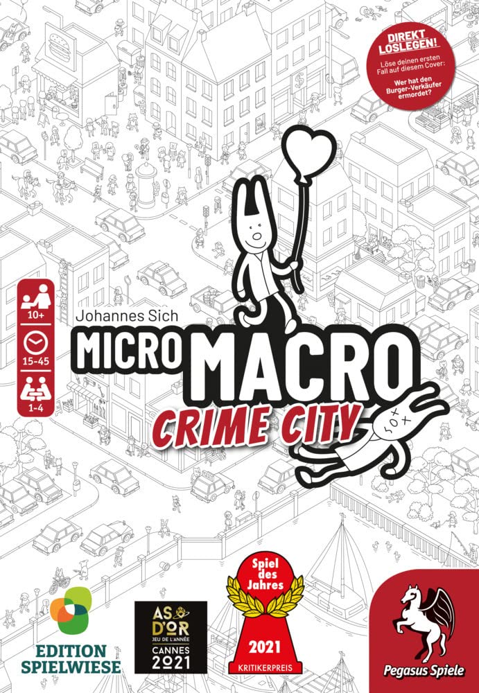 🔍🎨 MicroMacro: Crime City - Spiel des Jahres 2021 🎲🔎 Angebot bei HelloDeals