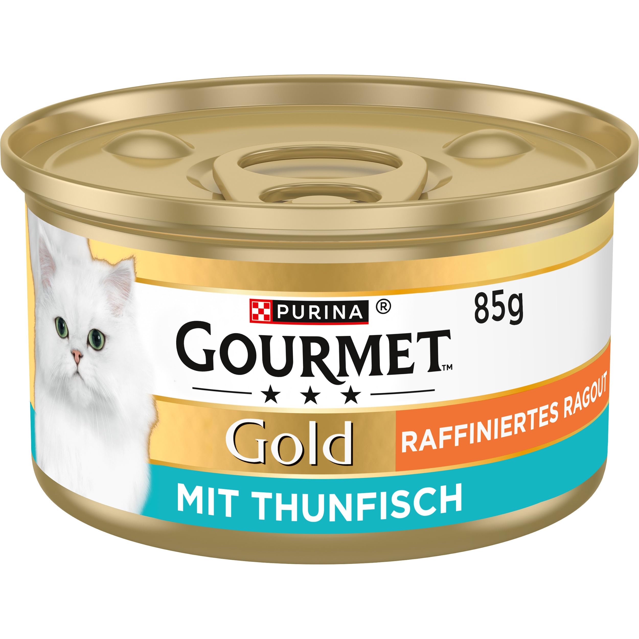 🐟🐱 Gourmet Gold Raffiniertes Ragout Katzenfutter mit Thunfisch, 12er Pack (12 x 85g) - Angebot! Angebot bei HelloDeals