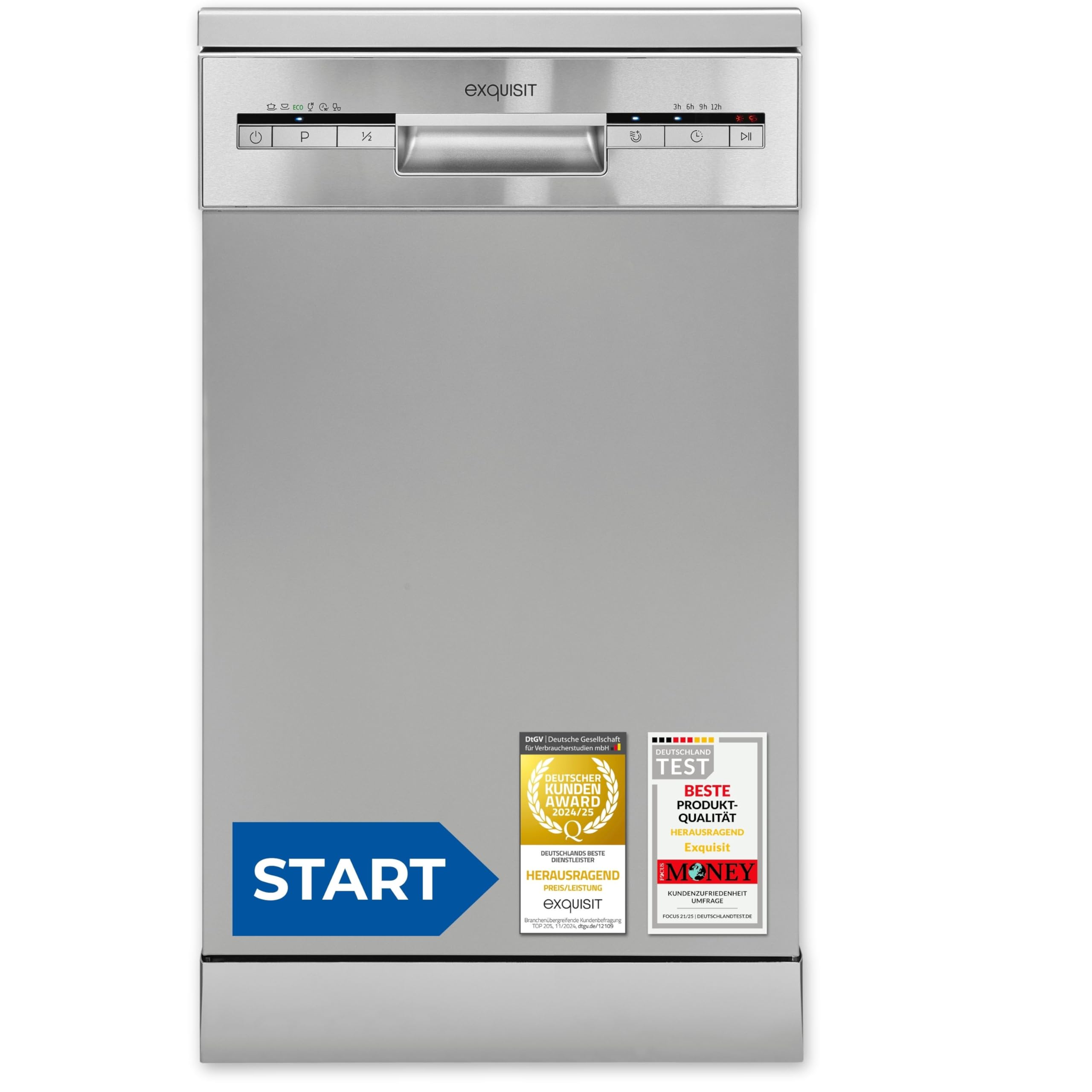 🌟 Exquisit START Geschirrspüler 45 cm | Spart Wasser & Energie | Flexibel & Leistungsstark 🌿 Angebot bei HelloDeals