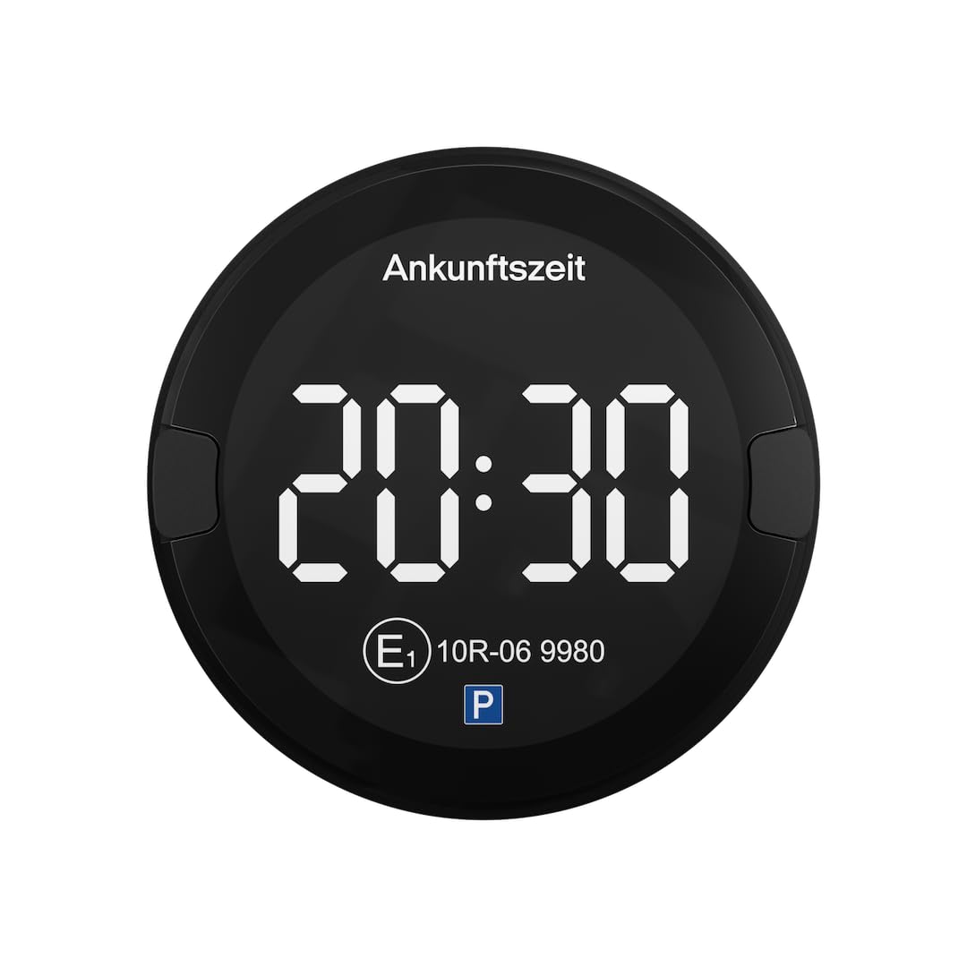 🅾️🅾️🅾️⭕ P-DISC NO2 - Elektronische Parkscheibe mit Zulassung fürs Auto Angebot bei HelloDeals