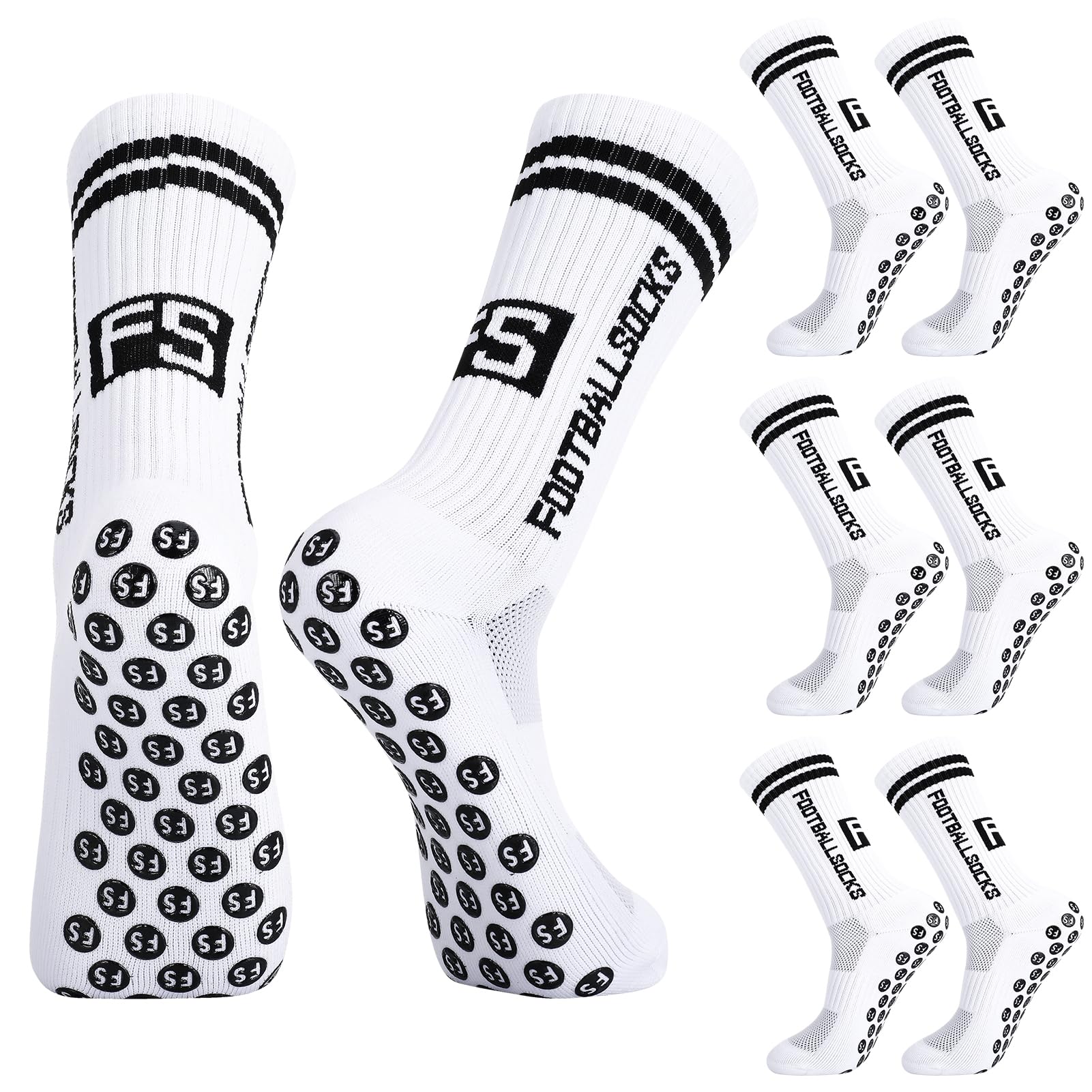 🌟 Apricitie 3 Paare Fußball Socken Kinder 🧦⚽ Angebot bei HelloDeals