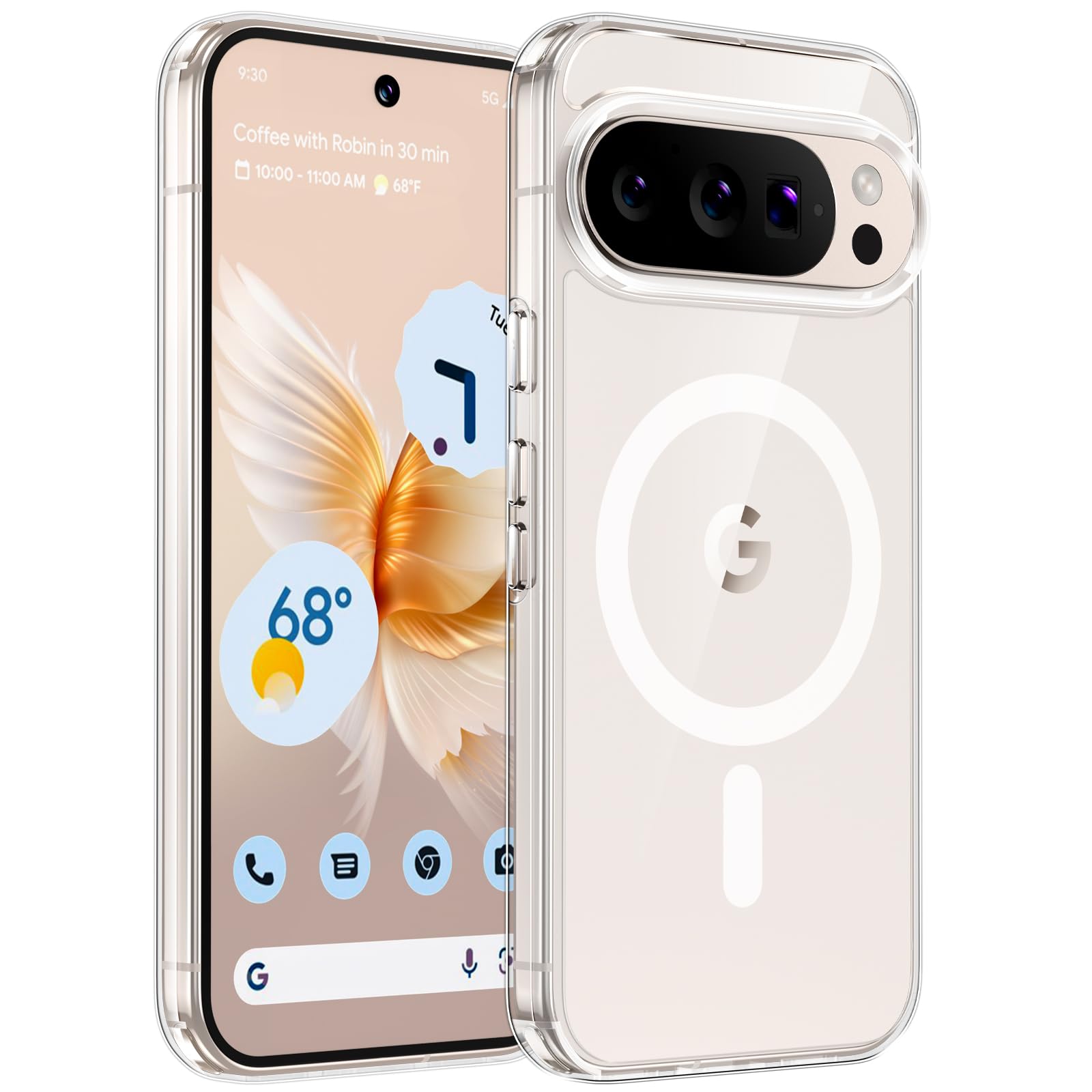 TAURI Google Pixel 10/10 Pro Hülle - Magnetisch-Durchsichtig Angebot bei HelloDeals