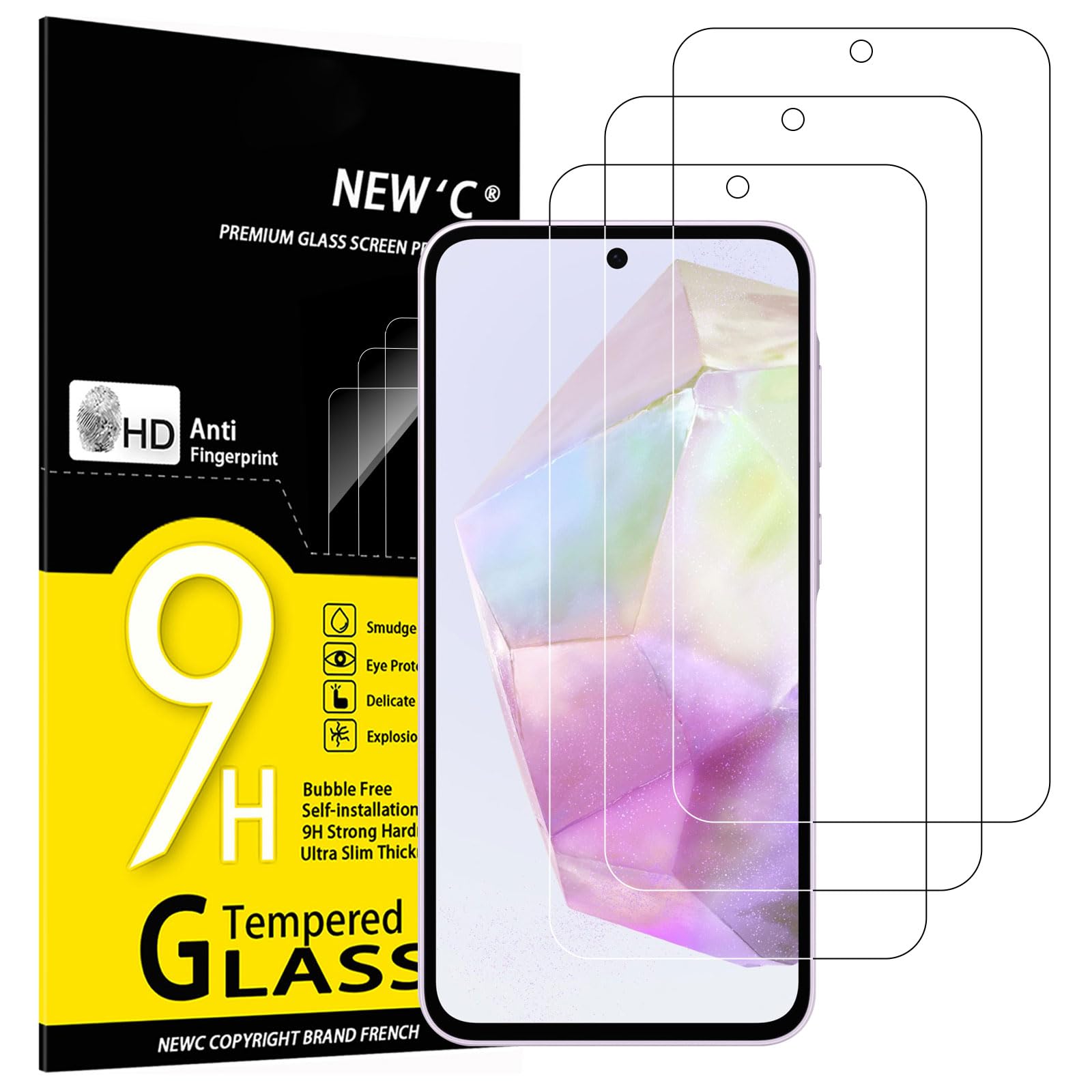 🌟📱 NEW'C 3 Stück Panzerglas für Samsung Galaxy A56 5G / A36 5G 📱🌟 Angebot bei HelloDeals