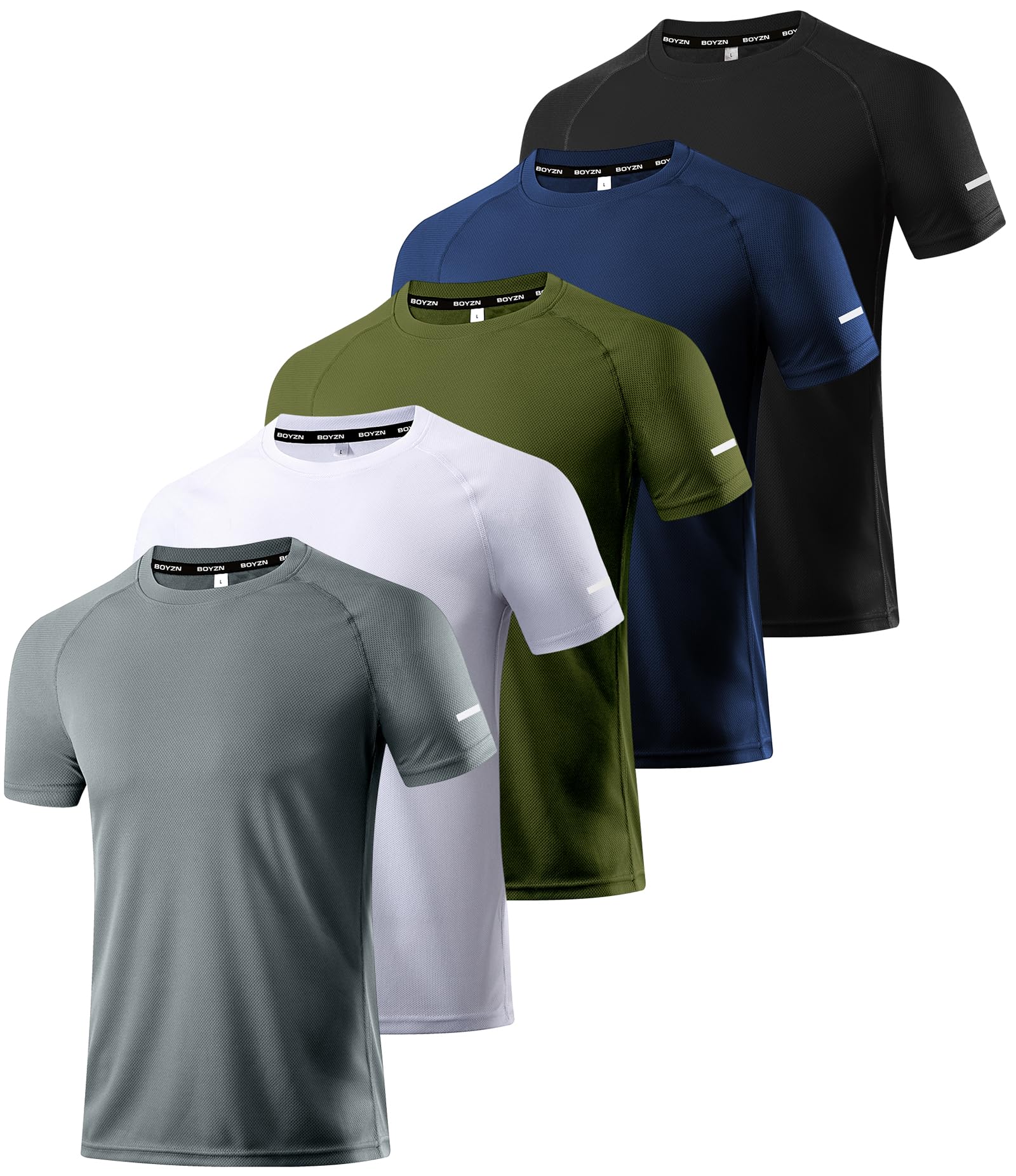 Angebot: Boyzn 1, 3, 5 oder 7er Pack Sport Tshirts für Herren ⭐️🏋️‍♂️ Angebot bei HelloDeals