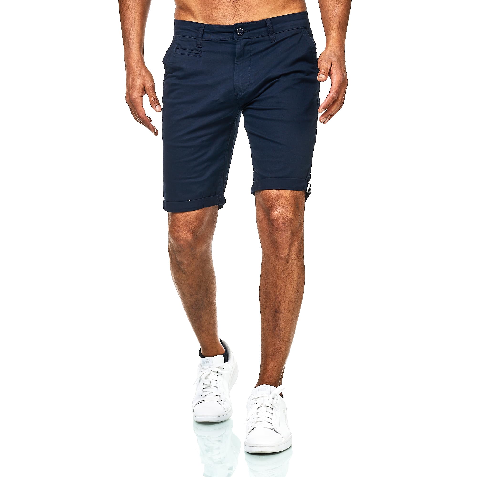D’MARO Herren Chino Shorts Slim Fit – Sommerhose mit Stretch 😎👖 Angebot bei HelloDeals