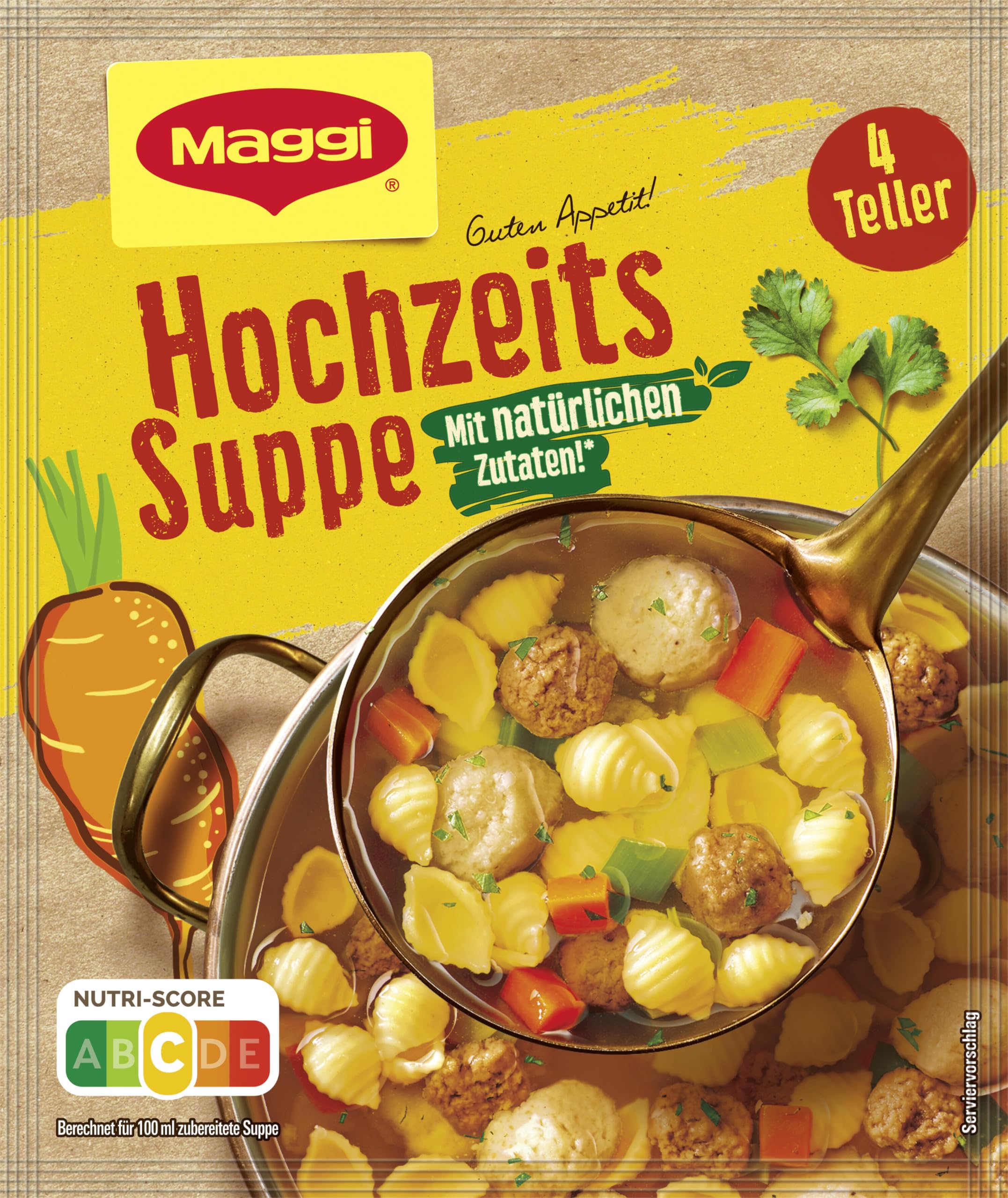 🍲 Maggi Guten Appetit - Hochzeits Suppe 57g Beutel Angebot bei HelloDeals