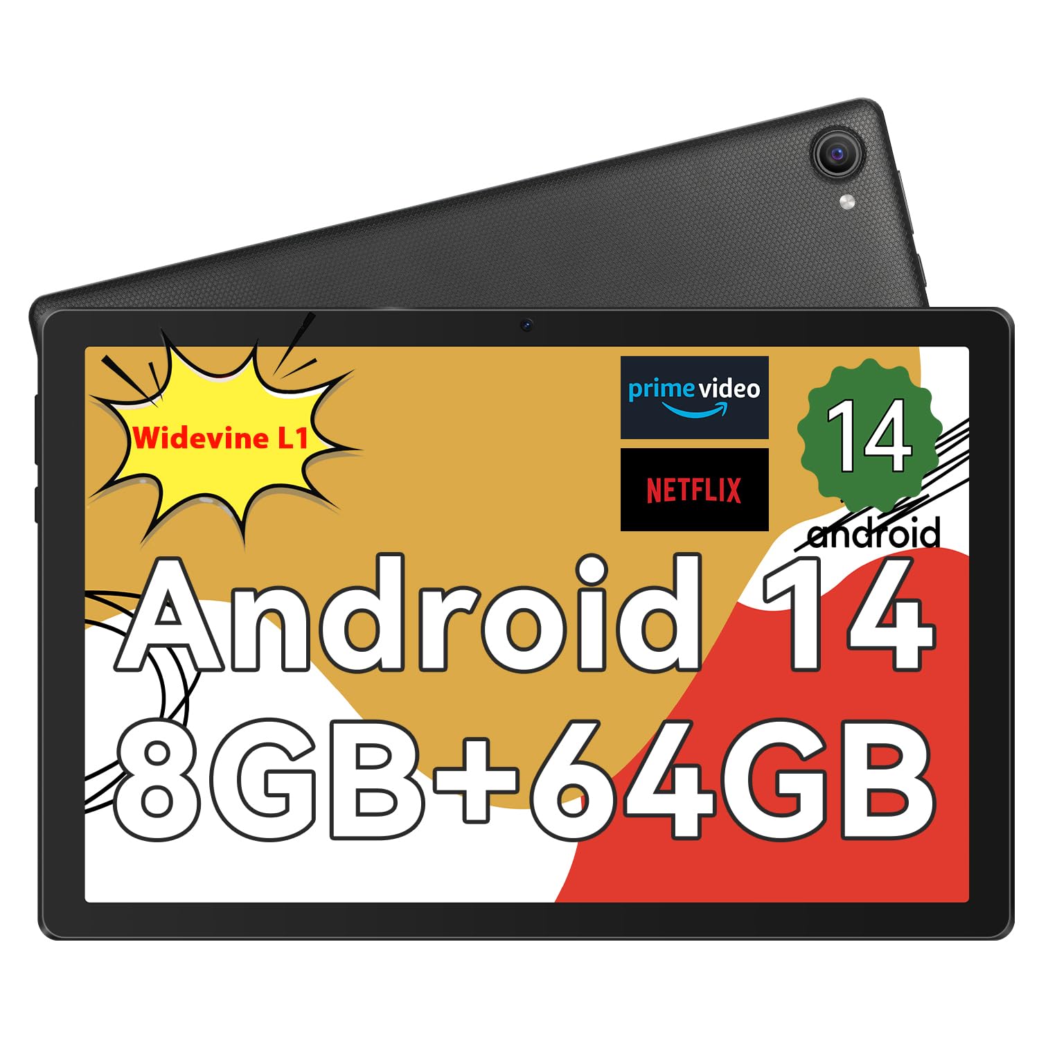Angebot: HotLight Android Tablet 10 Zoll - Android 14 Octa Core Tablet 🎉 Angebot bei HelloDeals