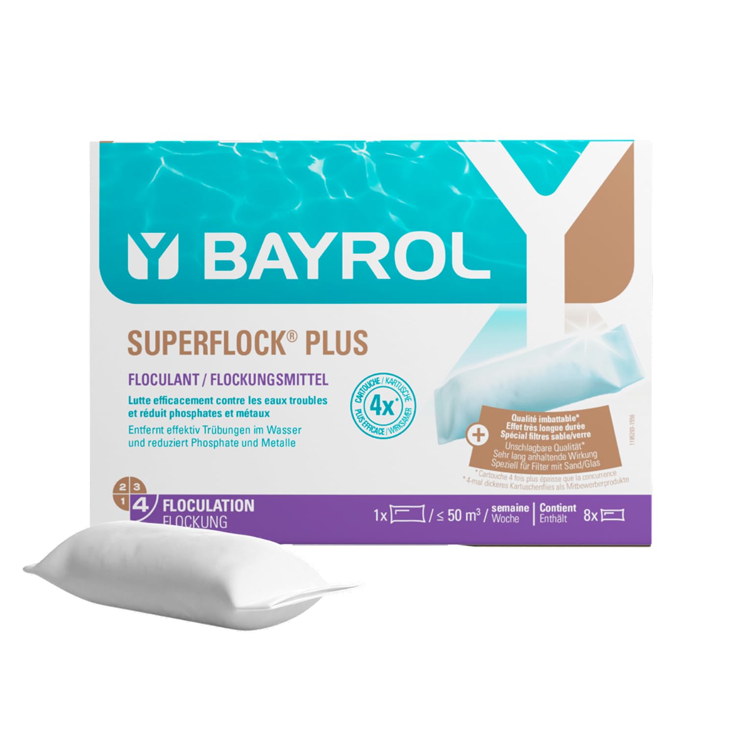BAYROL Superflock Plus 1 kg - Flockungsmittel Pool 🏊‍♂️ Angebot bei HelloDeals