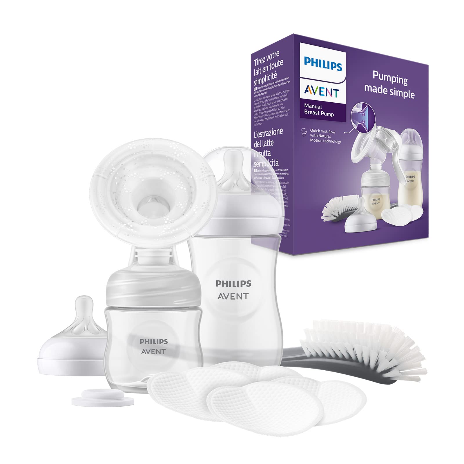 🤱🍼 Philips AVENT Handmilchpumpe Geschenkset: Einzelmilchpumpe, Babyflaschen und mehr! Angebot bei HelloDeals